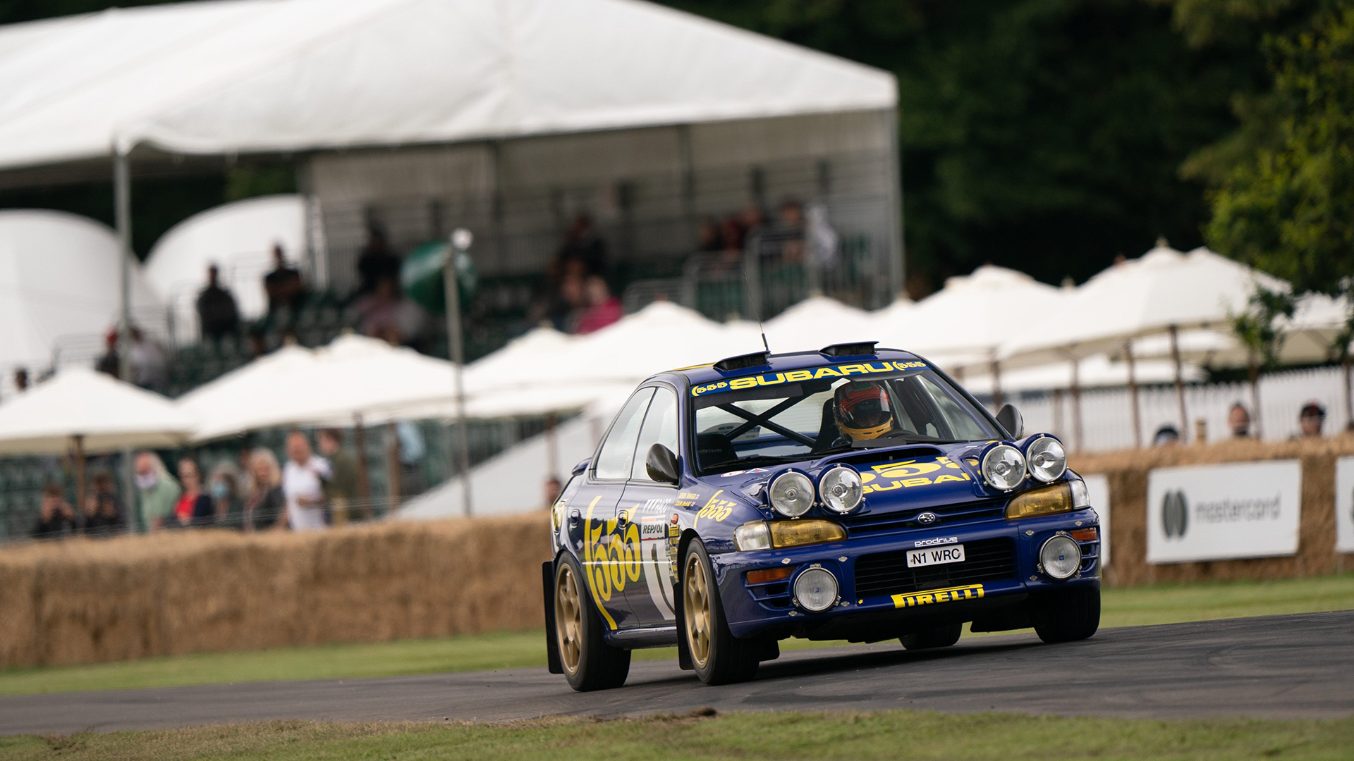A beautiful 1990s World Rally Subaru Impreza (@fosgoodwood)