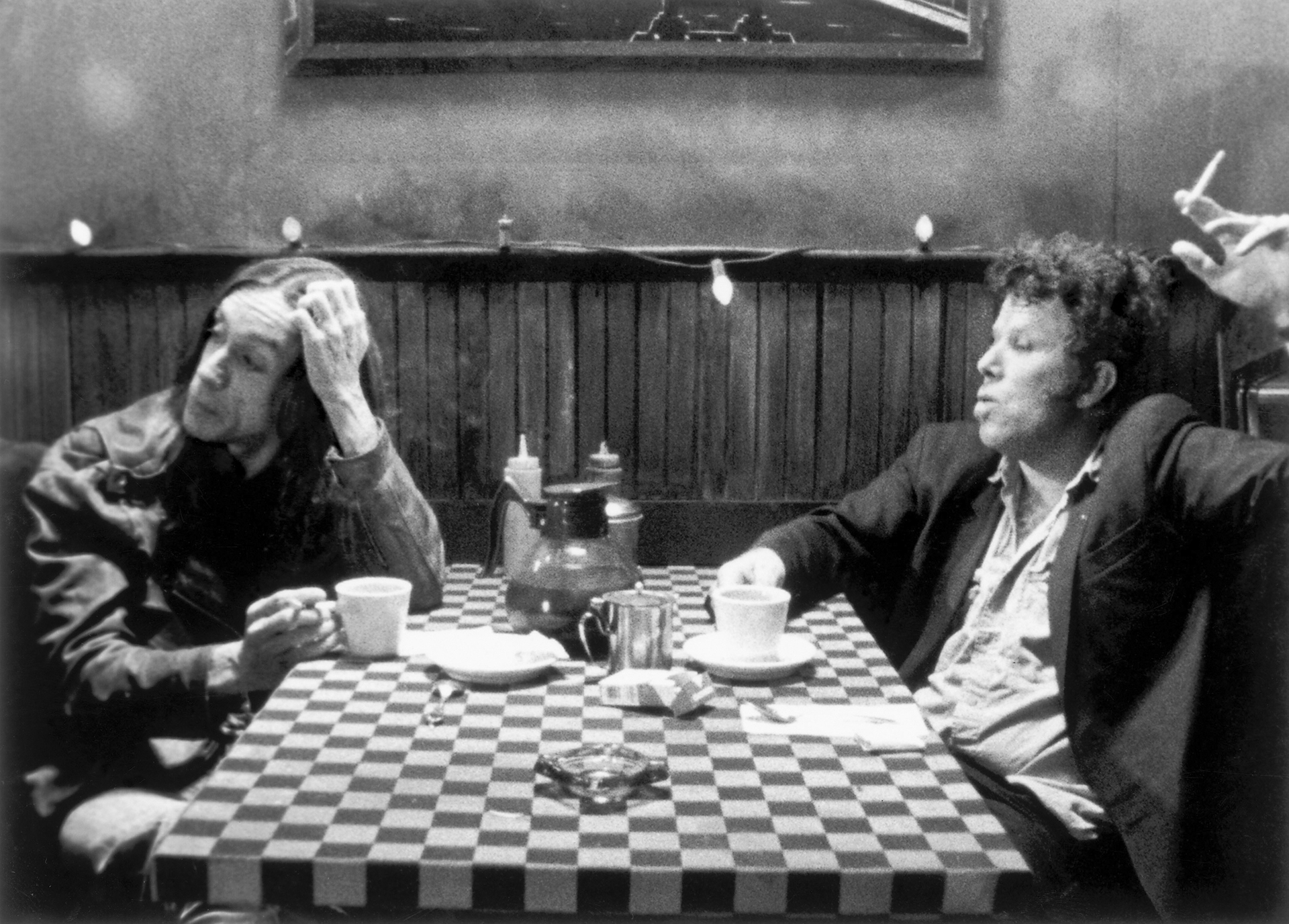 Iggy Pop and Tom Waits in Jim Jarmusch's Coffee & Cigarettes