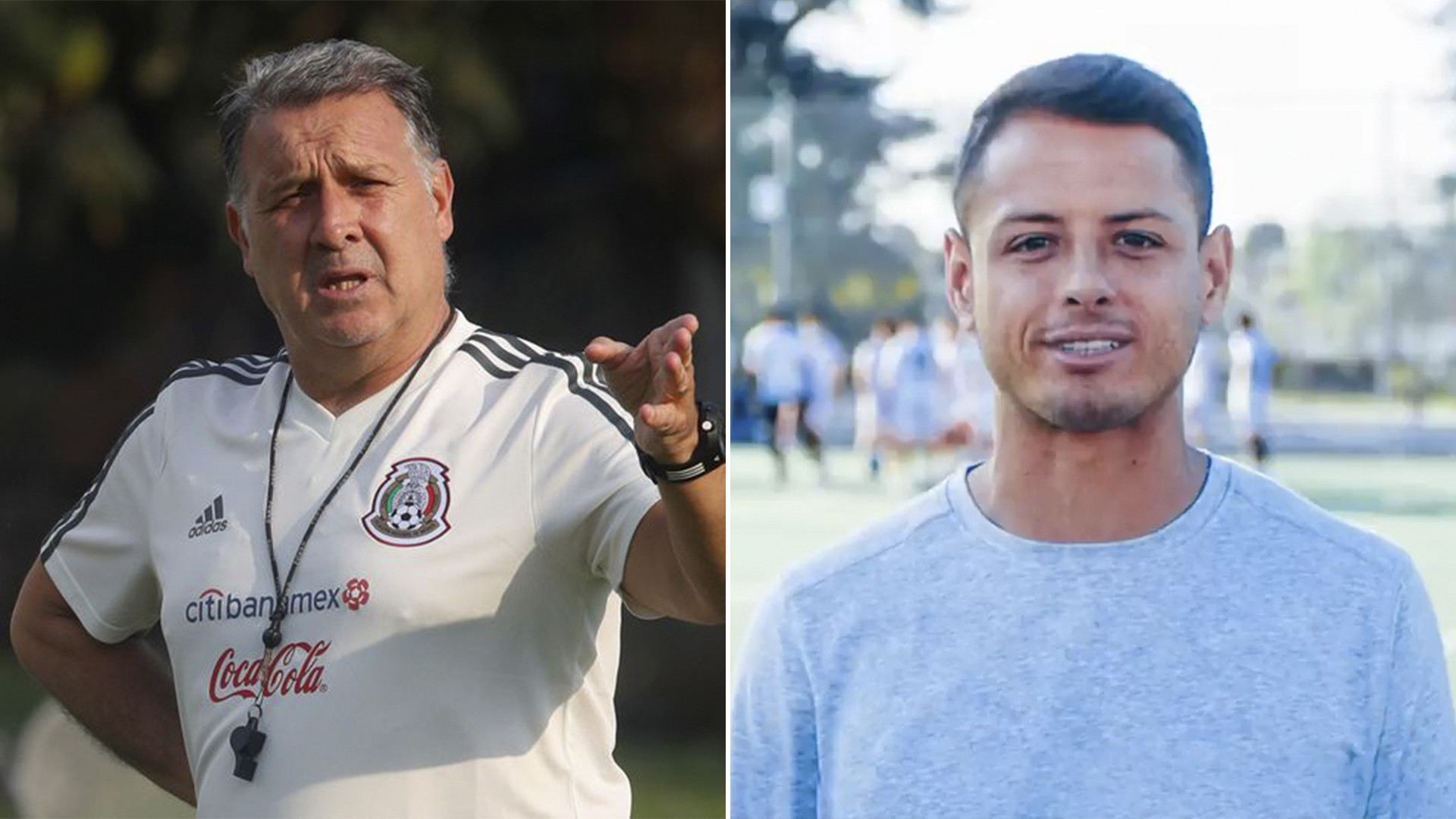 Gerardo Martino espera poder volver a reunirse con Javier Hernández (Fotos: Reuters-Instagram/@ch14_)