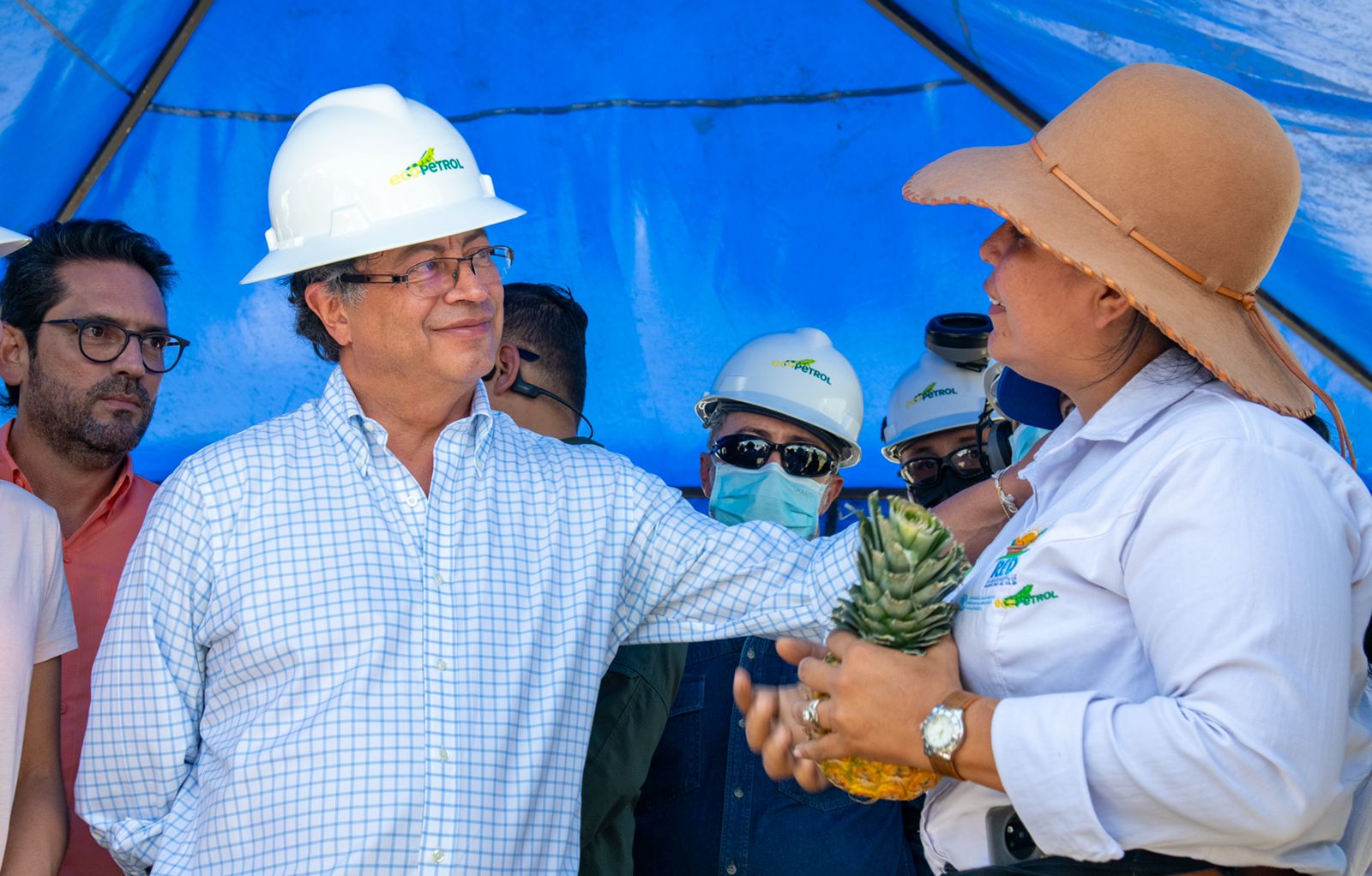 Presidente de Colombia, Gustavo Petro, en Castilla La Nueva (Meta)