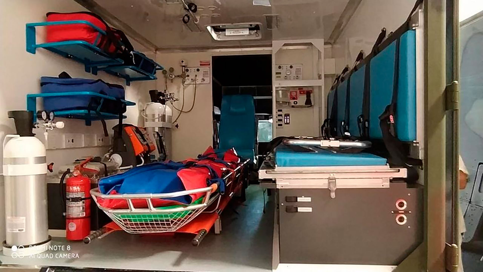 El interior de una ambulancia de alta complejidad, según la normativa (Argentina.gob)