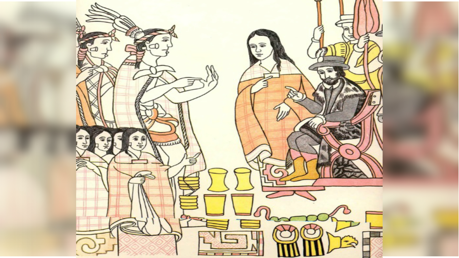 "La Malinche" fue despreciada por su raza al defender los intereses de los conquistadores (Imagen: Transcript for
History News Network)