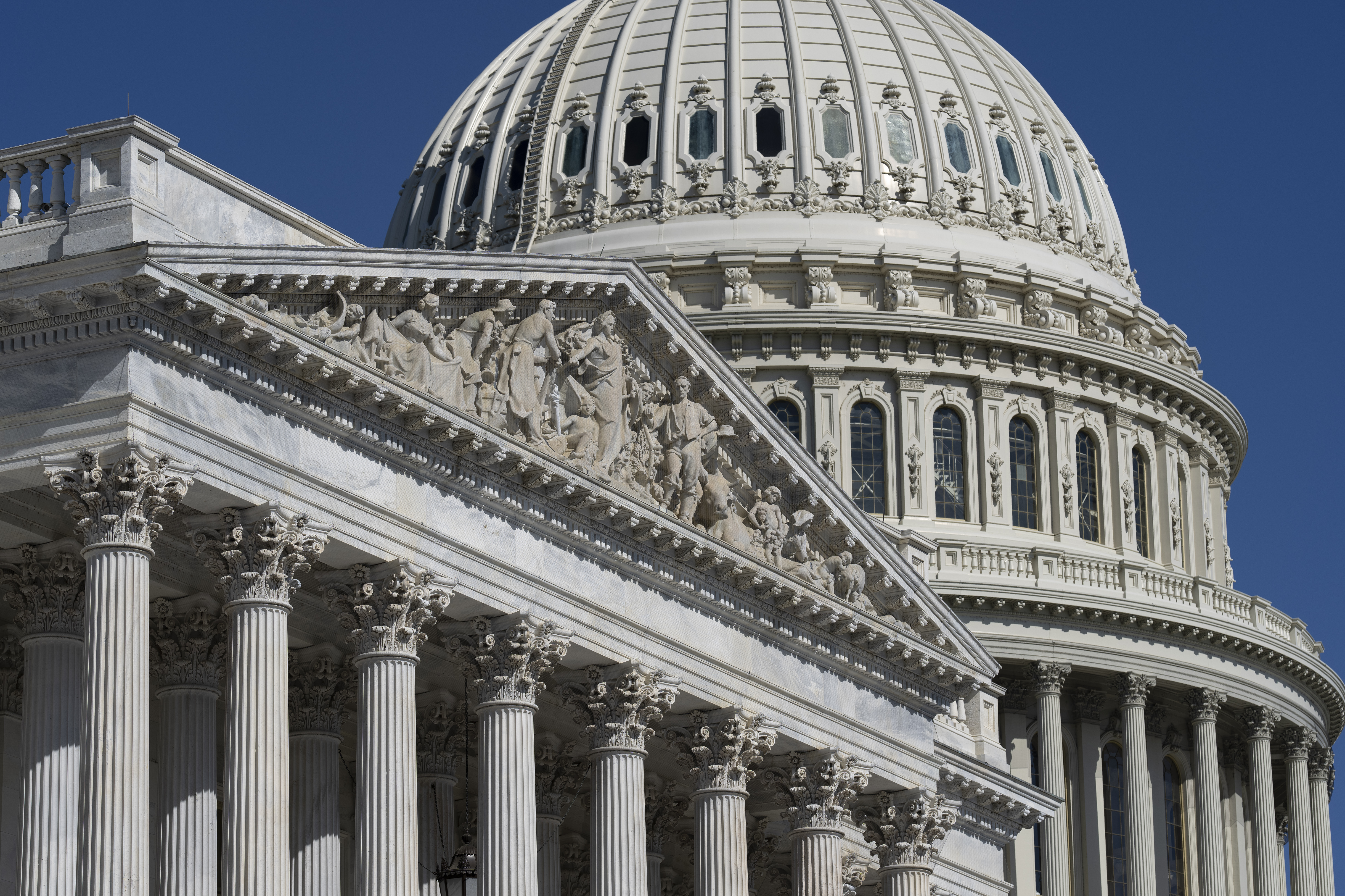 En esta imagen del 19 de abril de 2023 se ve el Capitolio federal en Washington. (AP Foto/J. Scott Applewhite)