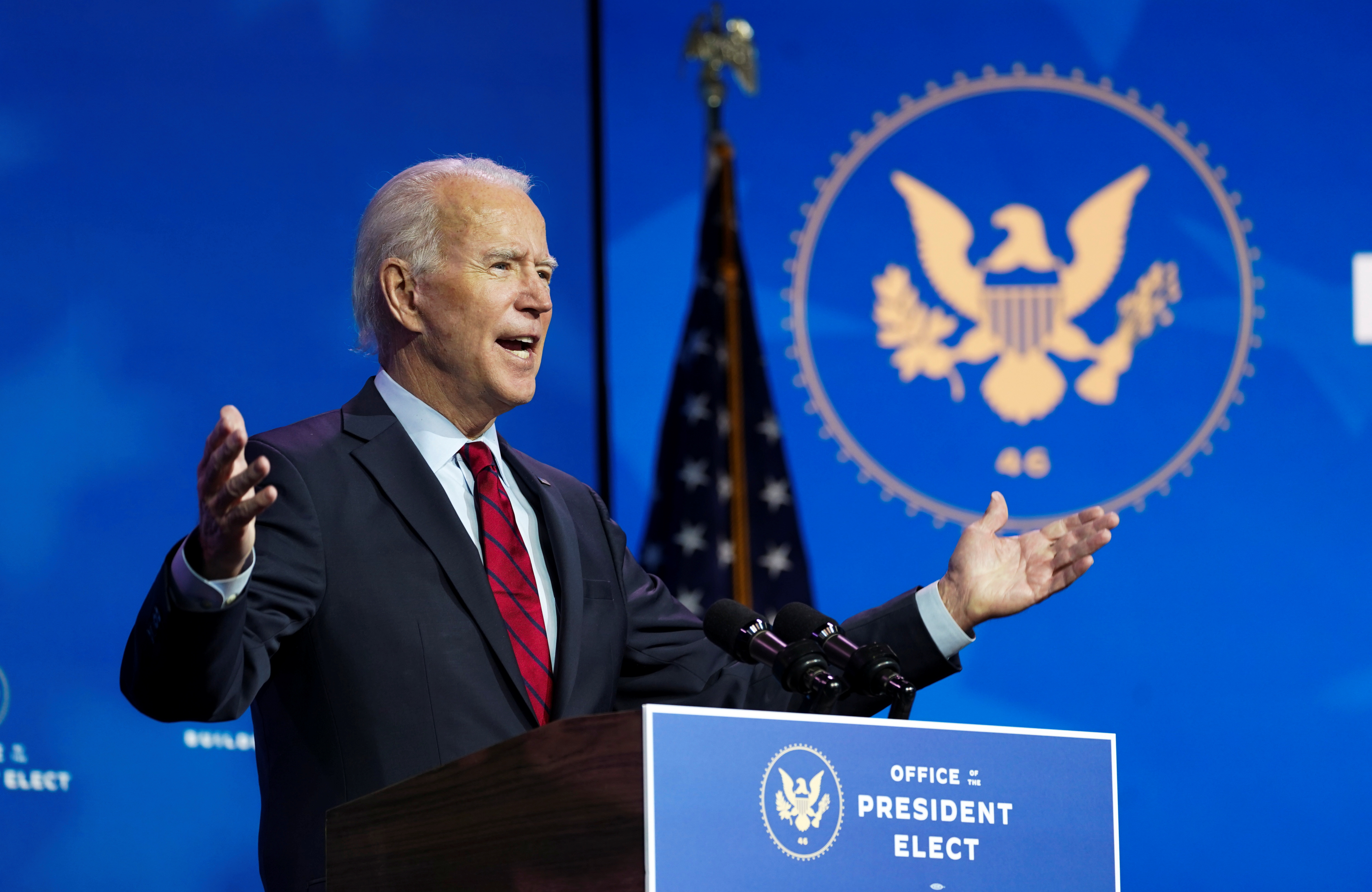 Joe Biden fue ratificado como presidente electo de EEUU (REUTERS/Kevin Lamarque)