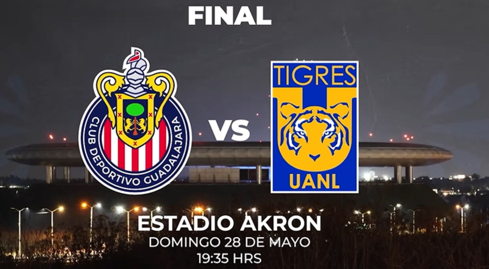 Exclusive sale: Tickets for the Chivas vs. Tigres final at the Akron Stadium (Chivas)