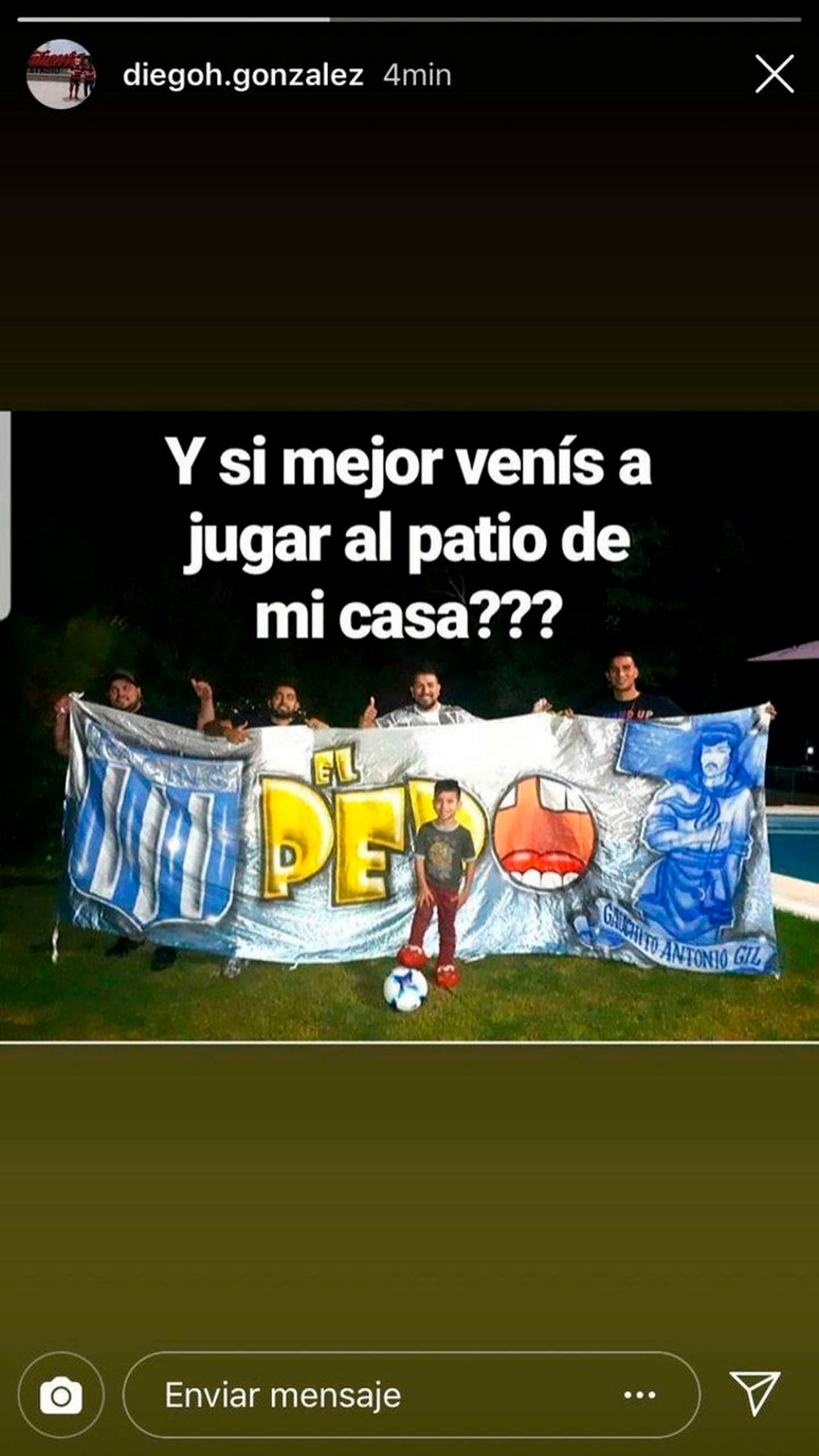 La historia que el Pulpo le dedicó a Benedetto después del conflicto