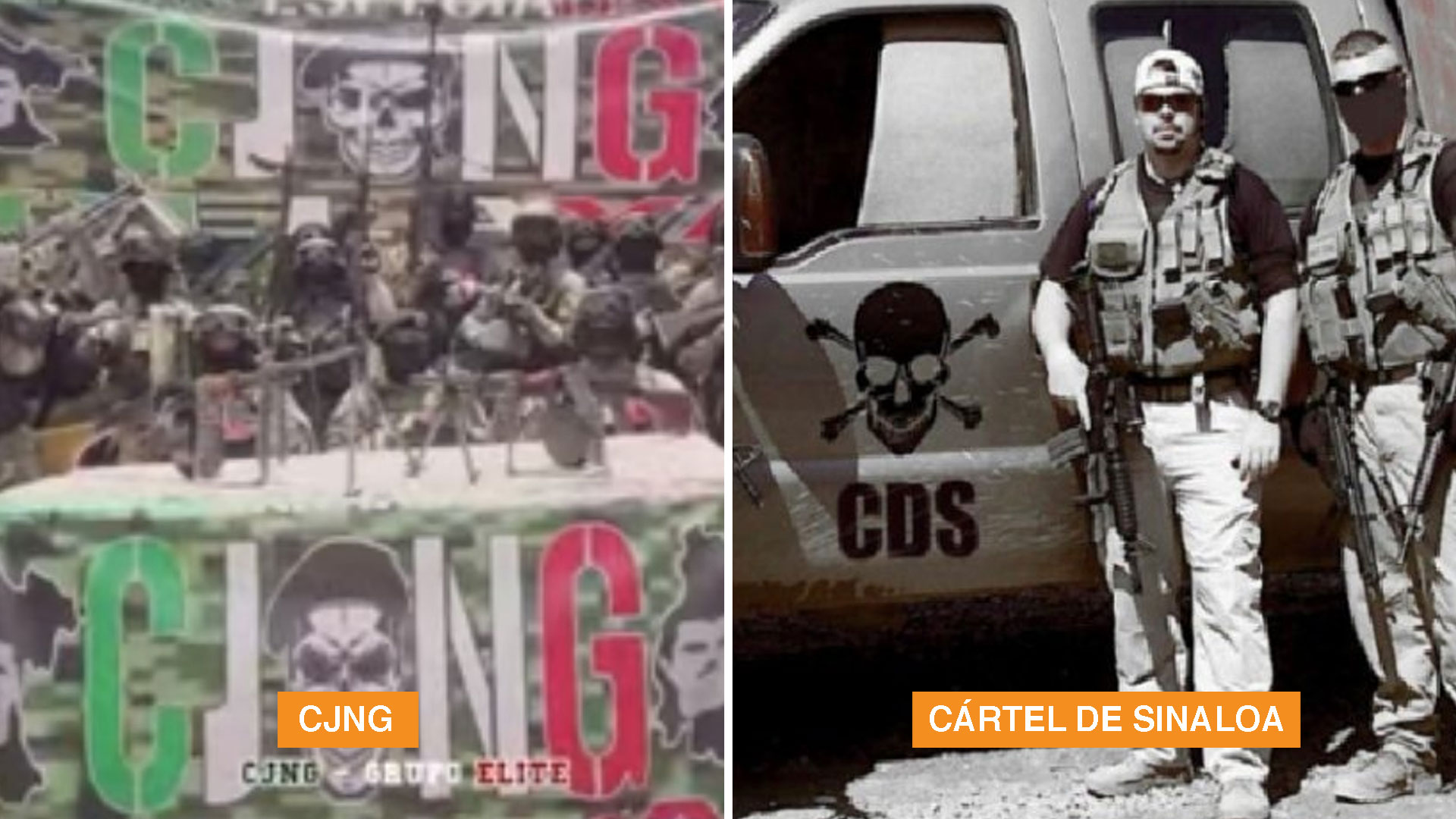 Zona de Guerra del CJNG contra el Cártel de Sinaloa representa 34% de los  asesinatos en México - Infobae