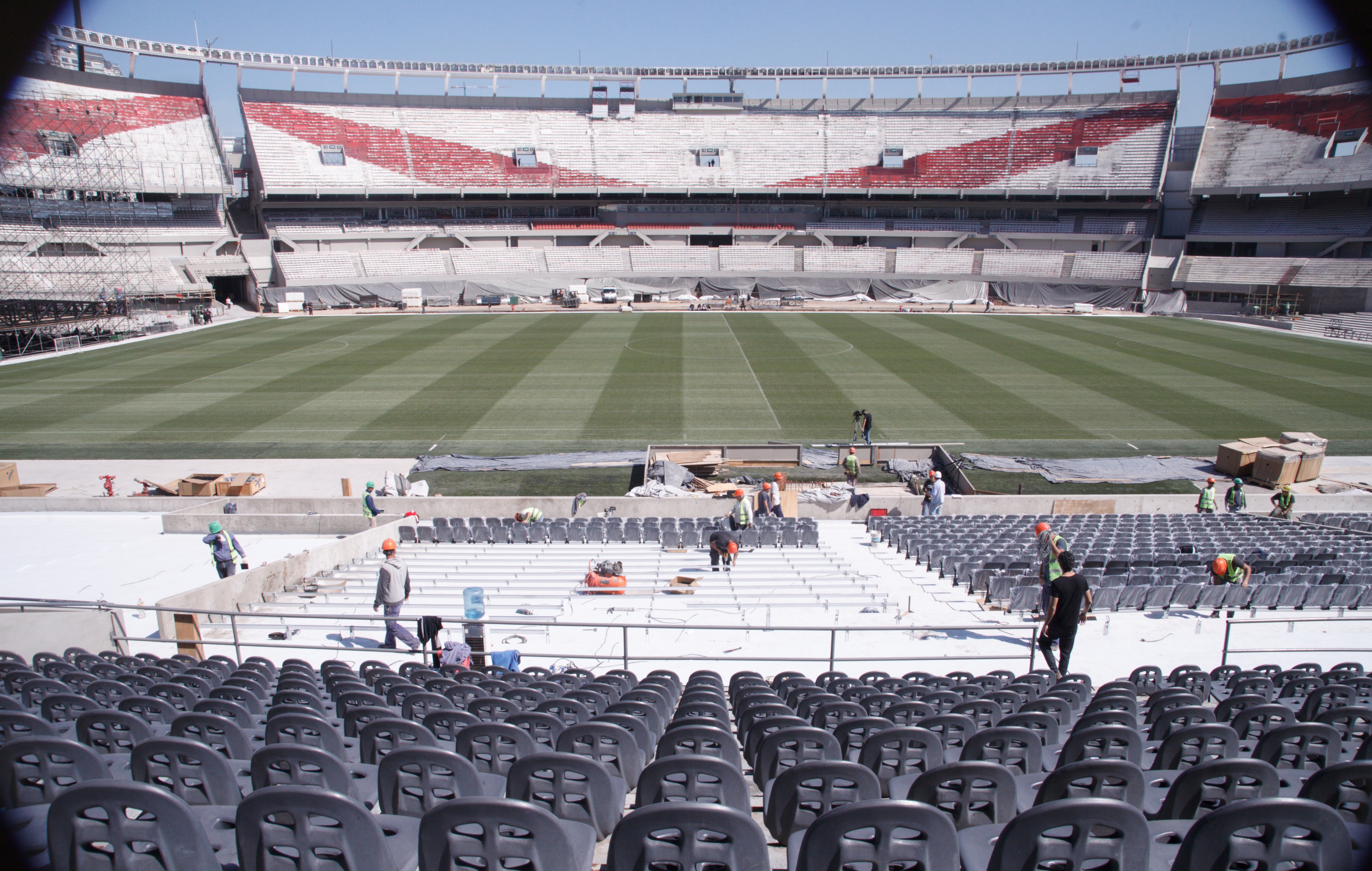 Roberto Almeida - Obras en el estadio River Plate
