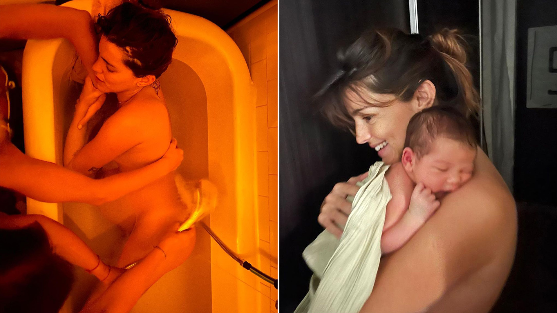 Calu Rivero publicó fotos del nacimiento de su hijo Tao: “Parto en casa, como yo deseaba”
