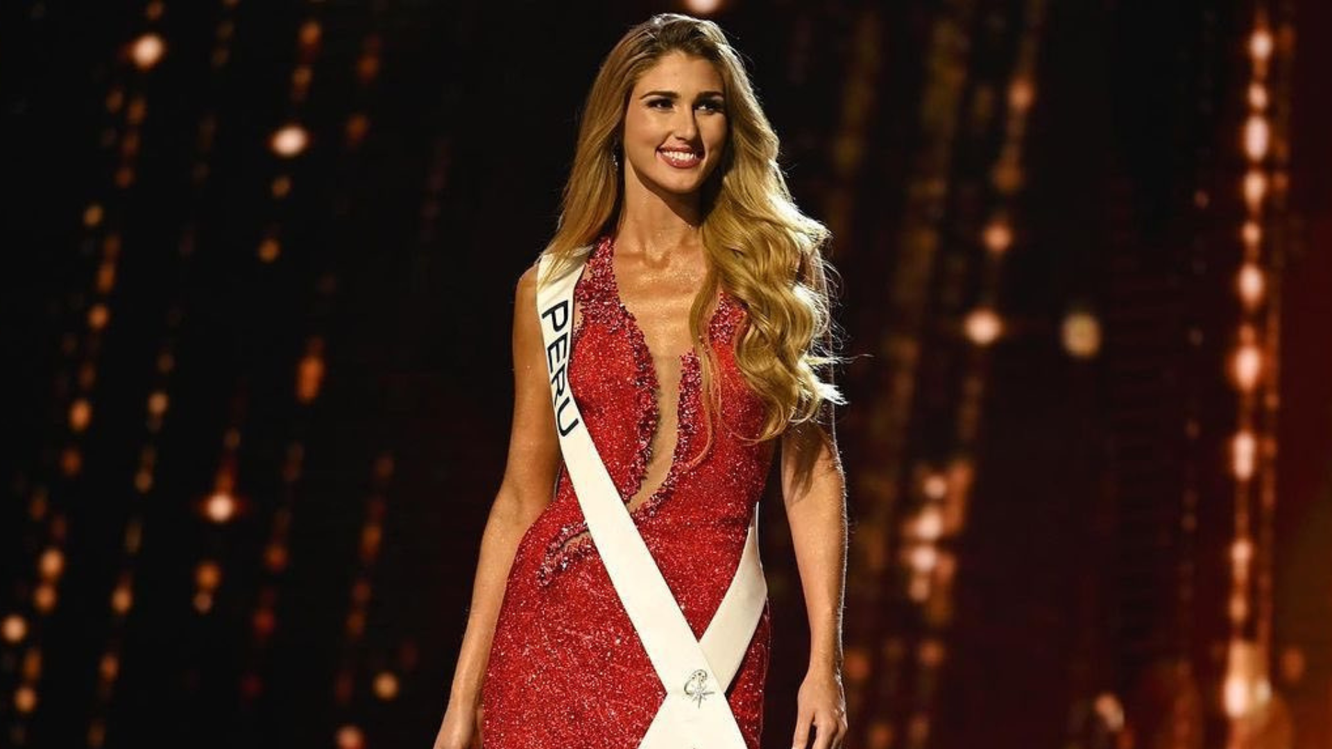 Alessia Rovegno en la preliminar del Miss Universo 2022.