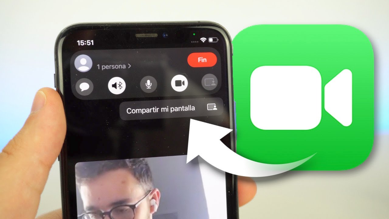 Compartir pantalla en FaceTime. (foto: YouTube)