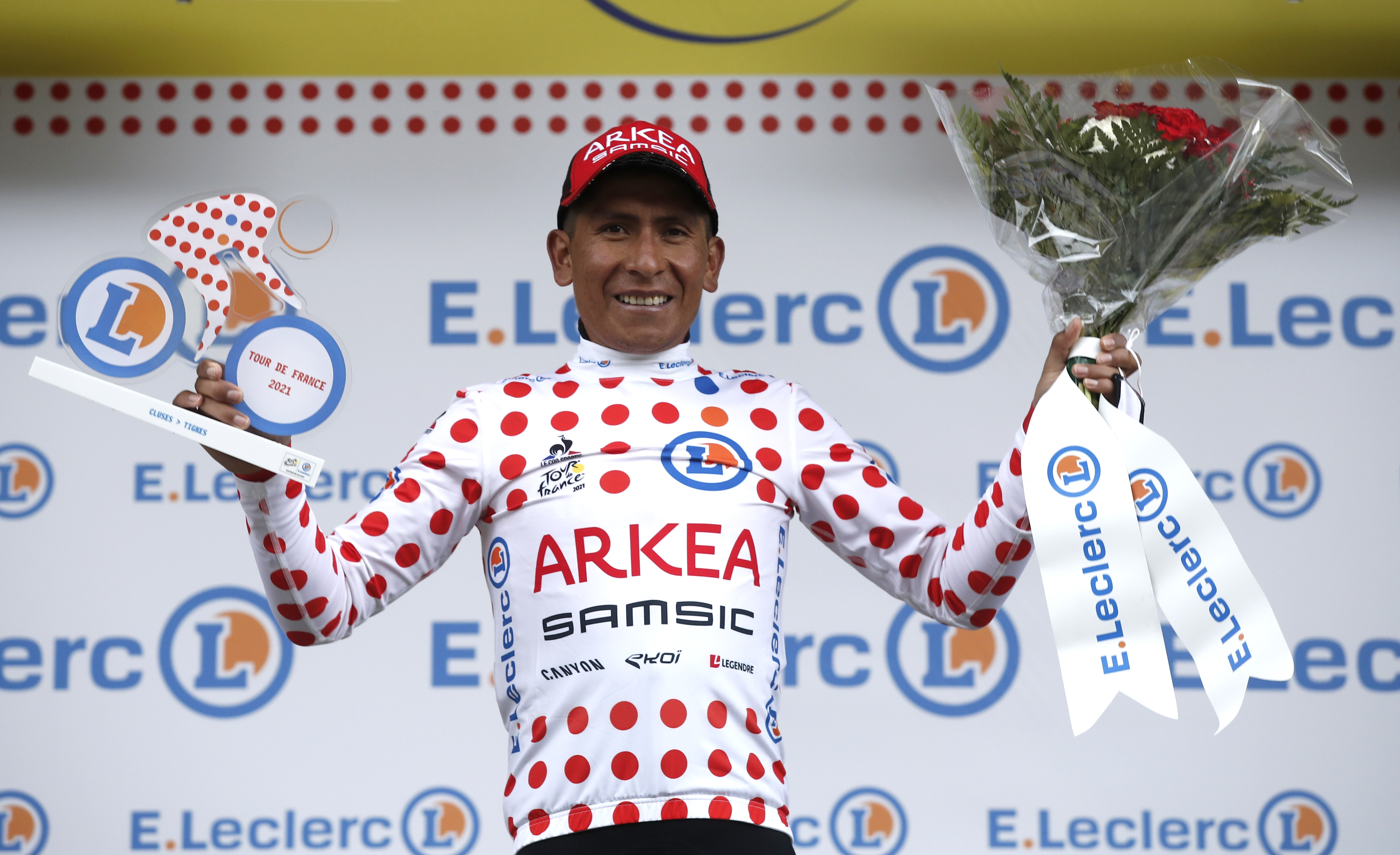 periscopio Alinear Matón Hemos trabajado por este maillot”, Nairo Quintana tras ponerse como líder  de montaña en el Tour de Francia - Infobae