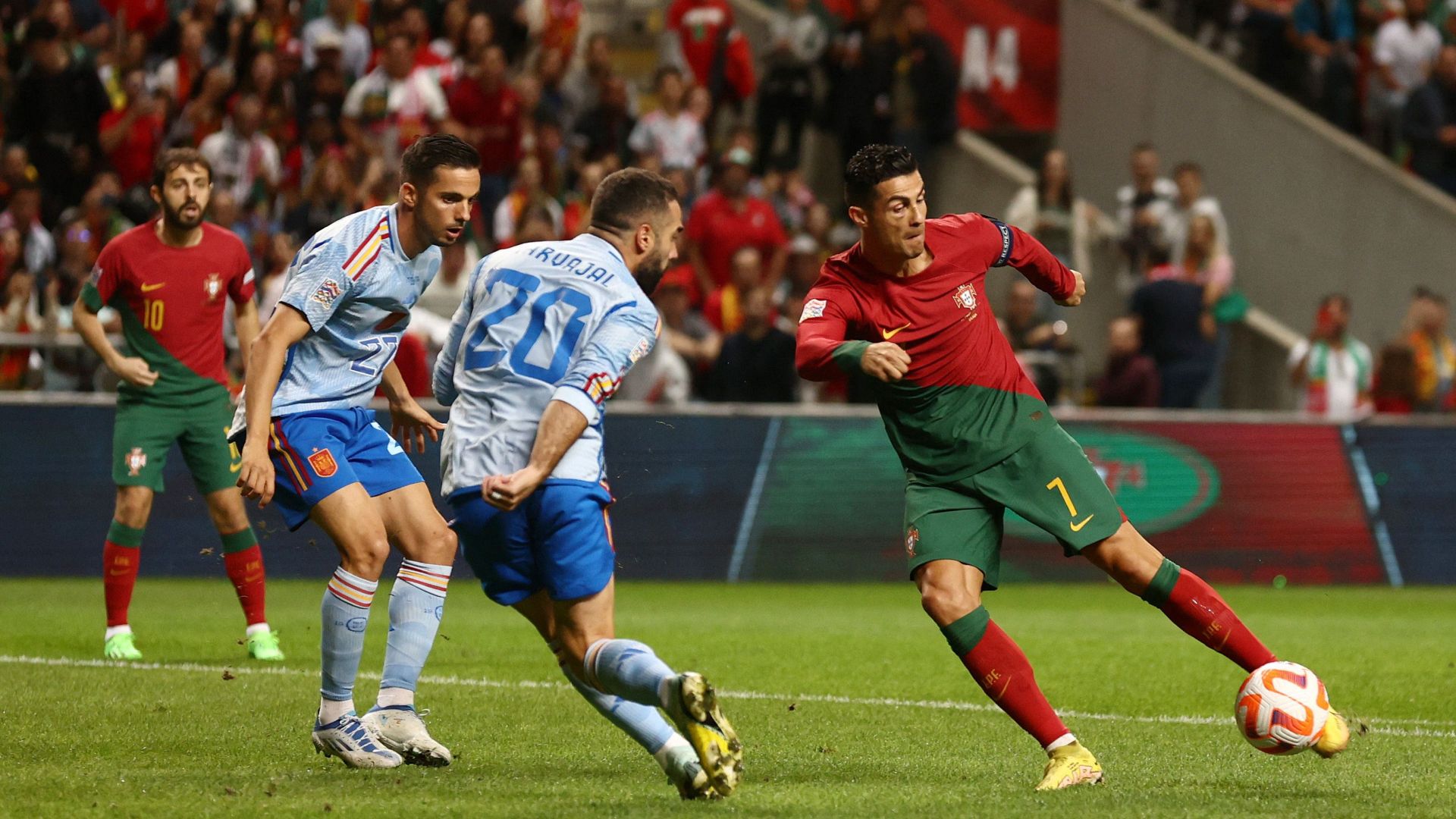 ¿Cuánto quedó el partido de Portugal y España