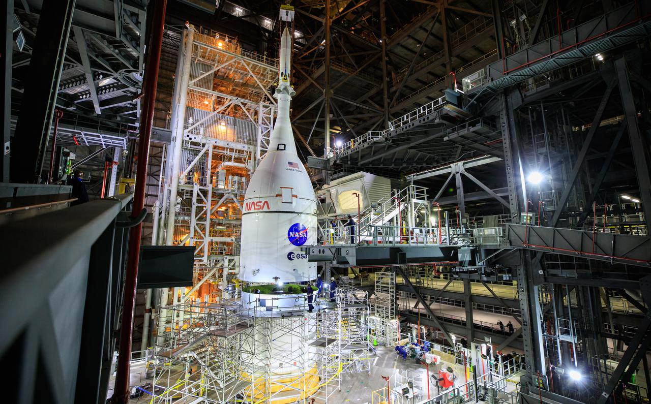 Uno de los cohetes del proyecto Artemisa de la NASA, en EEUU (Foto: NASA)