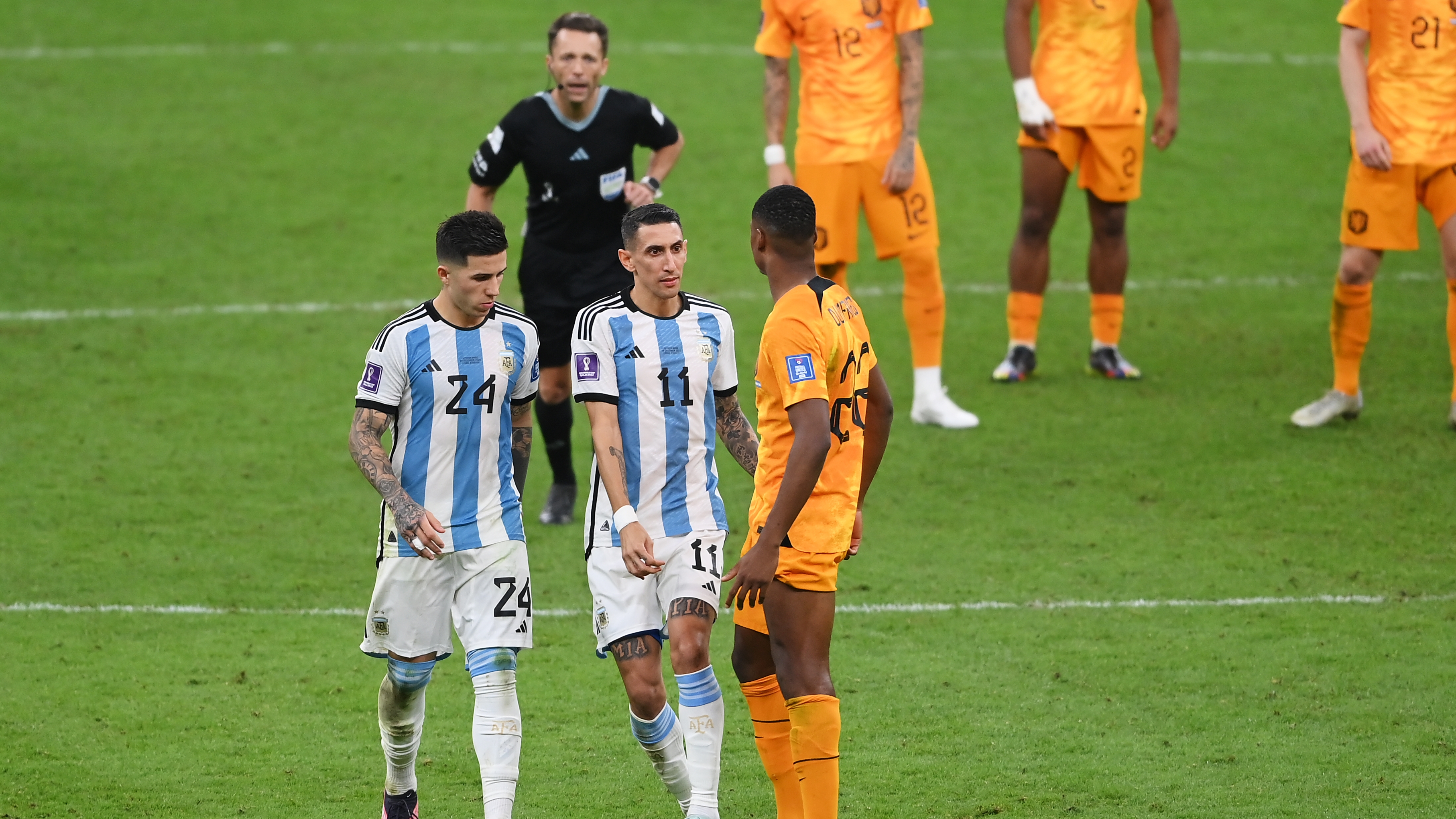Las peleas entre los jugadores de Argentina y Países Bajos podría costarle caro a la Selección (Getty Images)