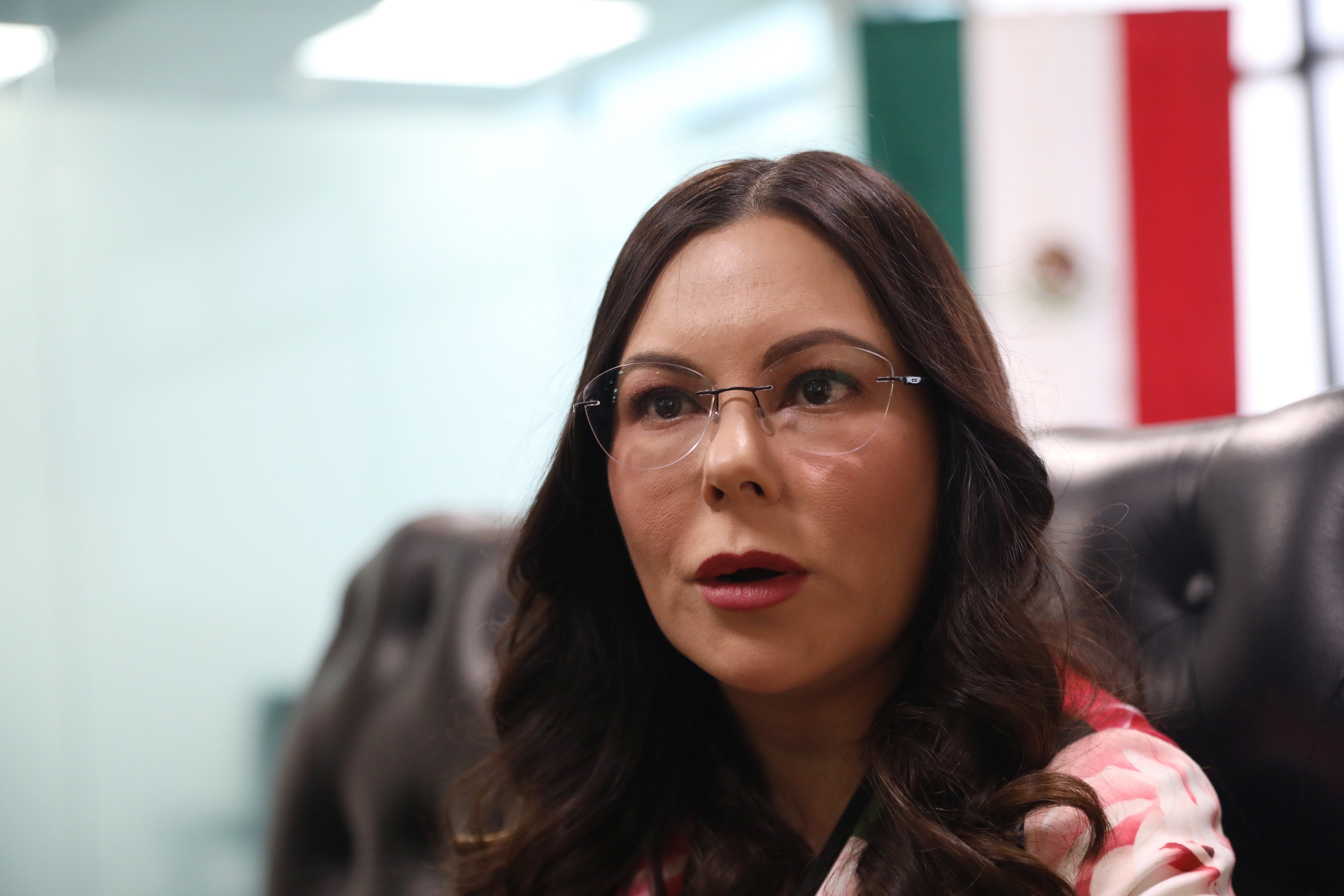 Laura Rojas del PAN criticó que le dieran facultades regulatorias a la Conadic y no a Cofepris, que tiene experiencia en el tema (Foto: Sáshenka Gutiérrez/ EFE)

