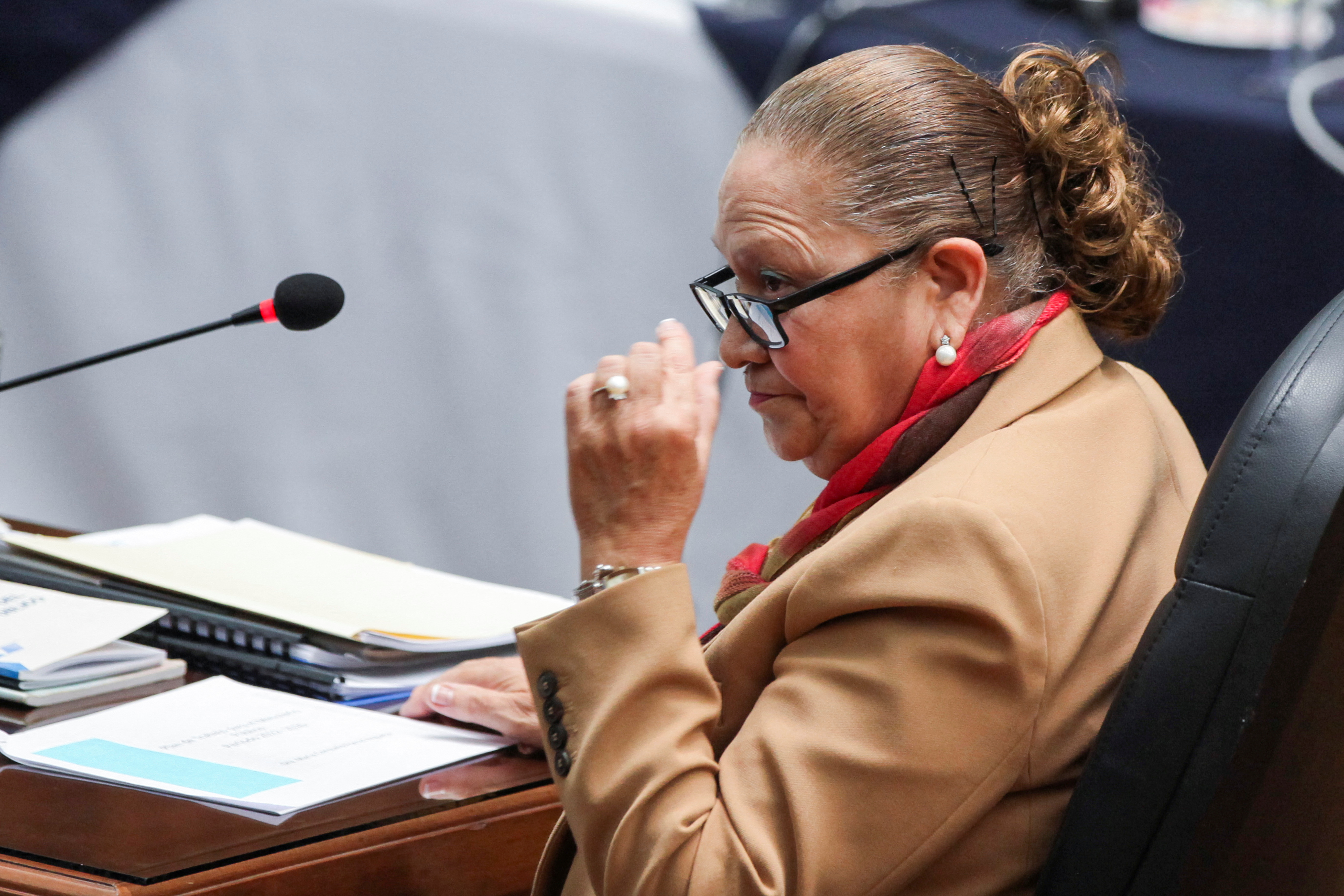La fiscal general de Guatemala, Maria Consuelo Porras, sancionada por Estados Unidos (REUTERS/Sandra Sebastian)