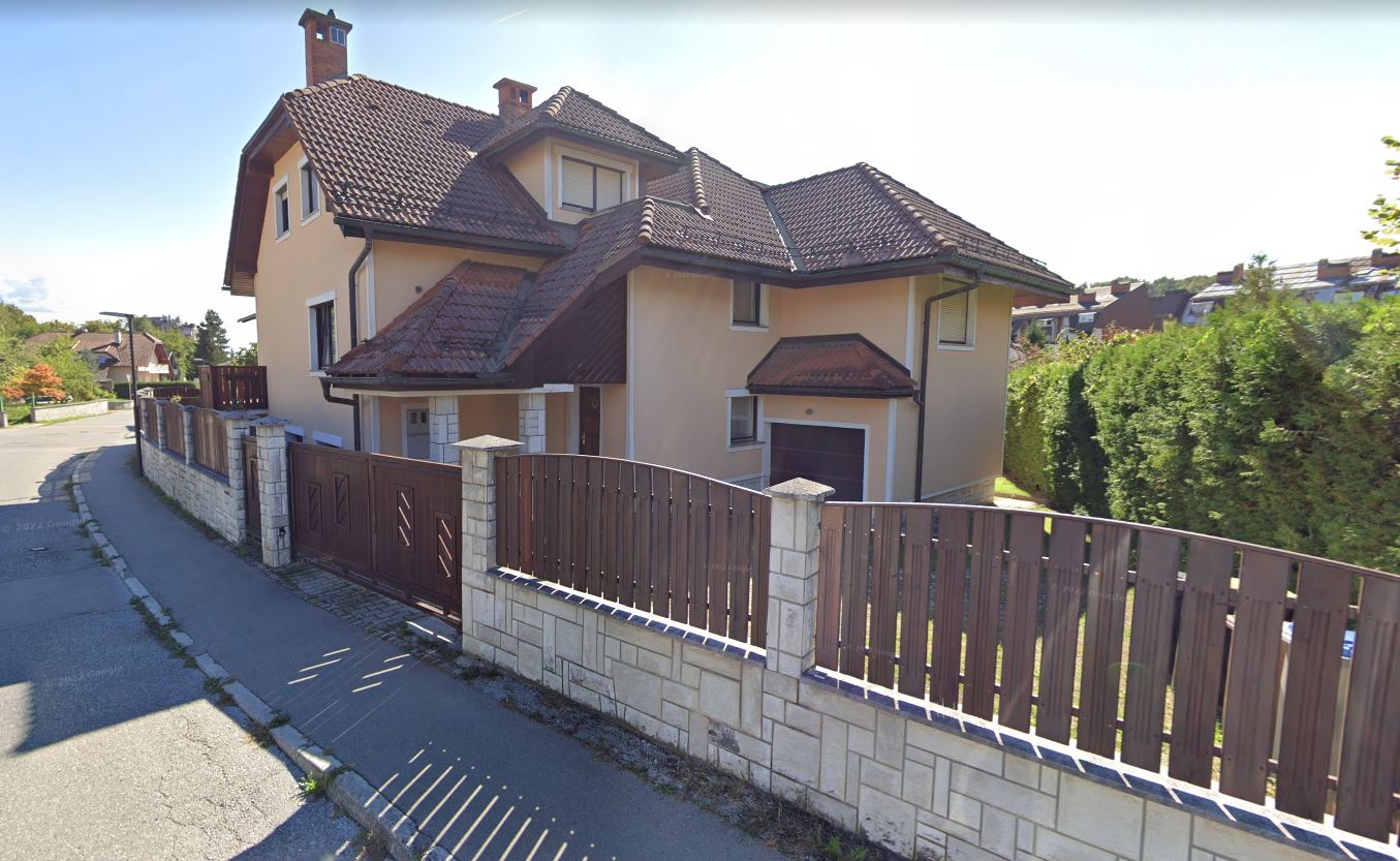La casa en Ljubljana donde Ludwig Gisch, Maria Mayer y sus dos hijos vivían. Los padres de la familia eran espías rusos con pasaportes argentinos (Infobae)
