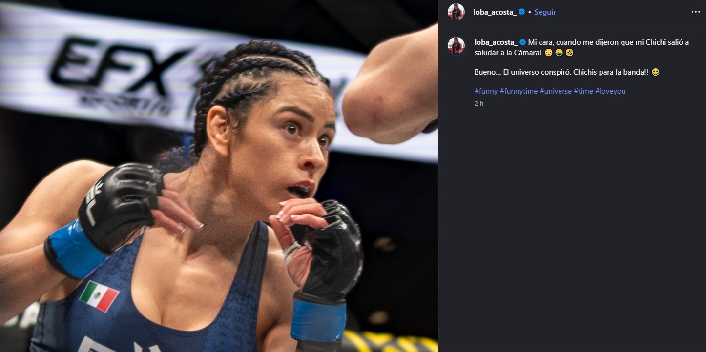 Una peleadora de MMA sufri&oacute; un percance con su ropa en plena pelea y promocion&oacute; su OnlyFans: 