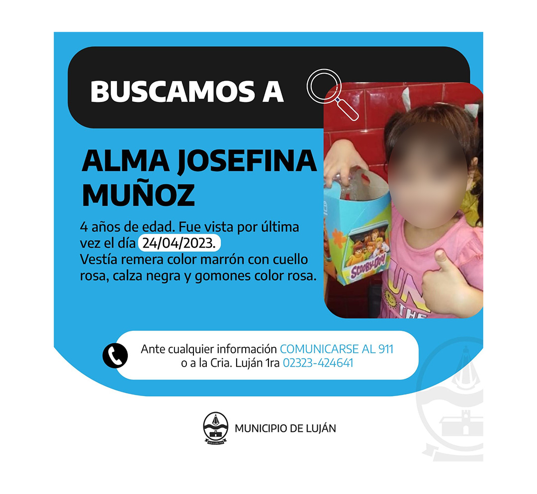 Alma Josefina tenía 4 años