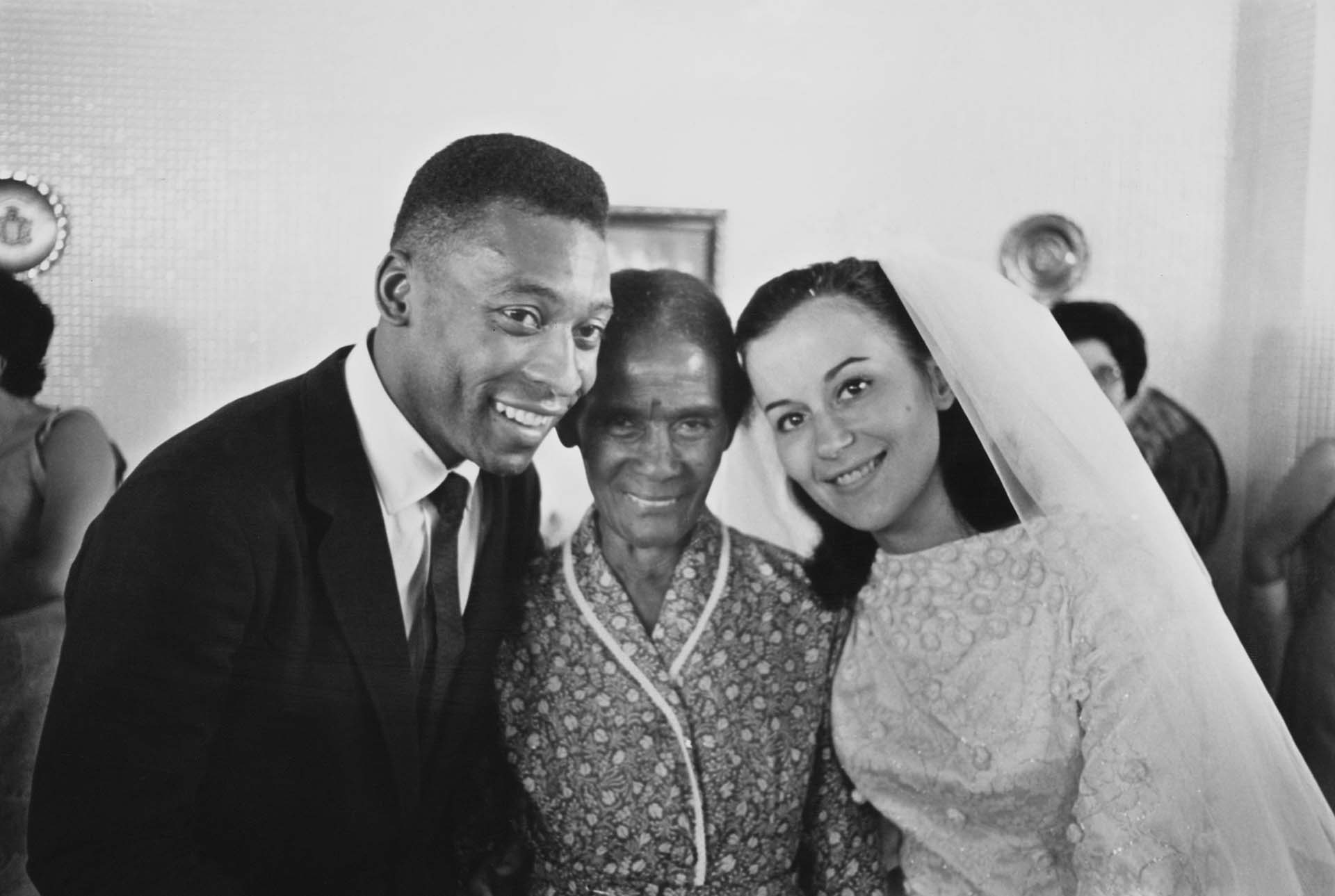 En 1966 durante su boda con Rosemeri dos Reis Cholby