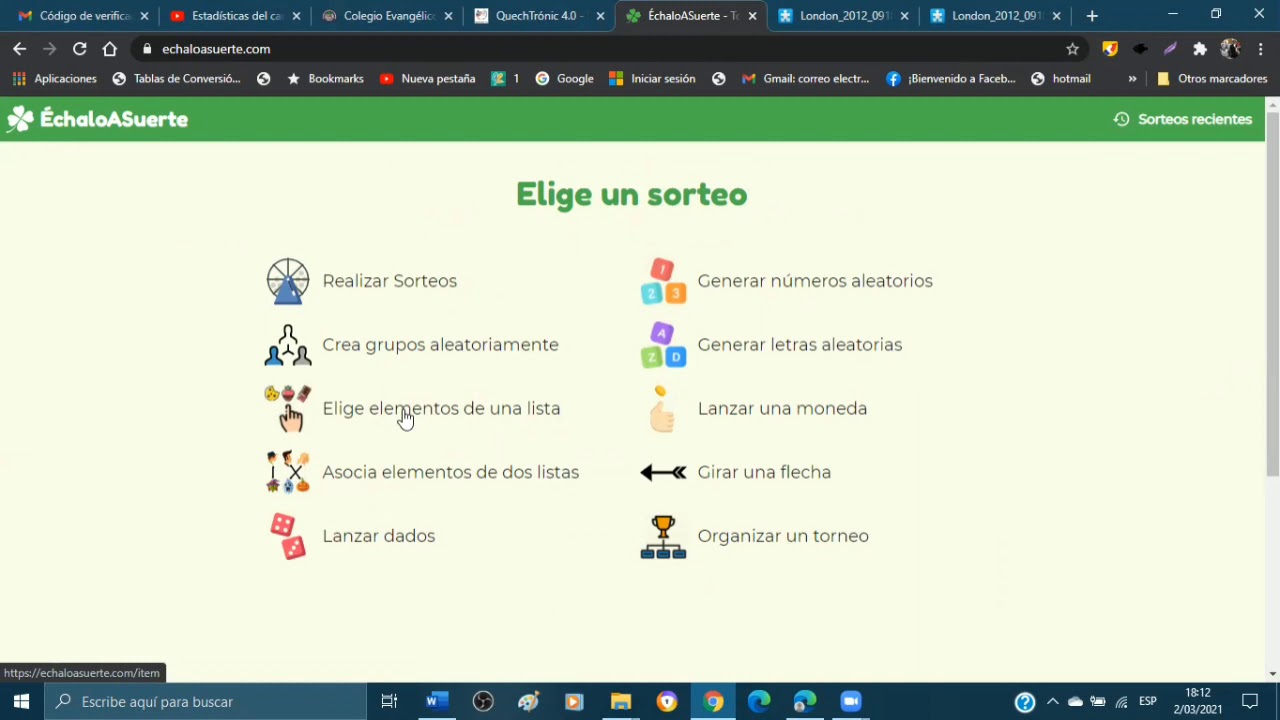 ÉchaloASuerte. (foto: YouTube/Luis Alberto Queché López)