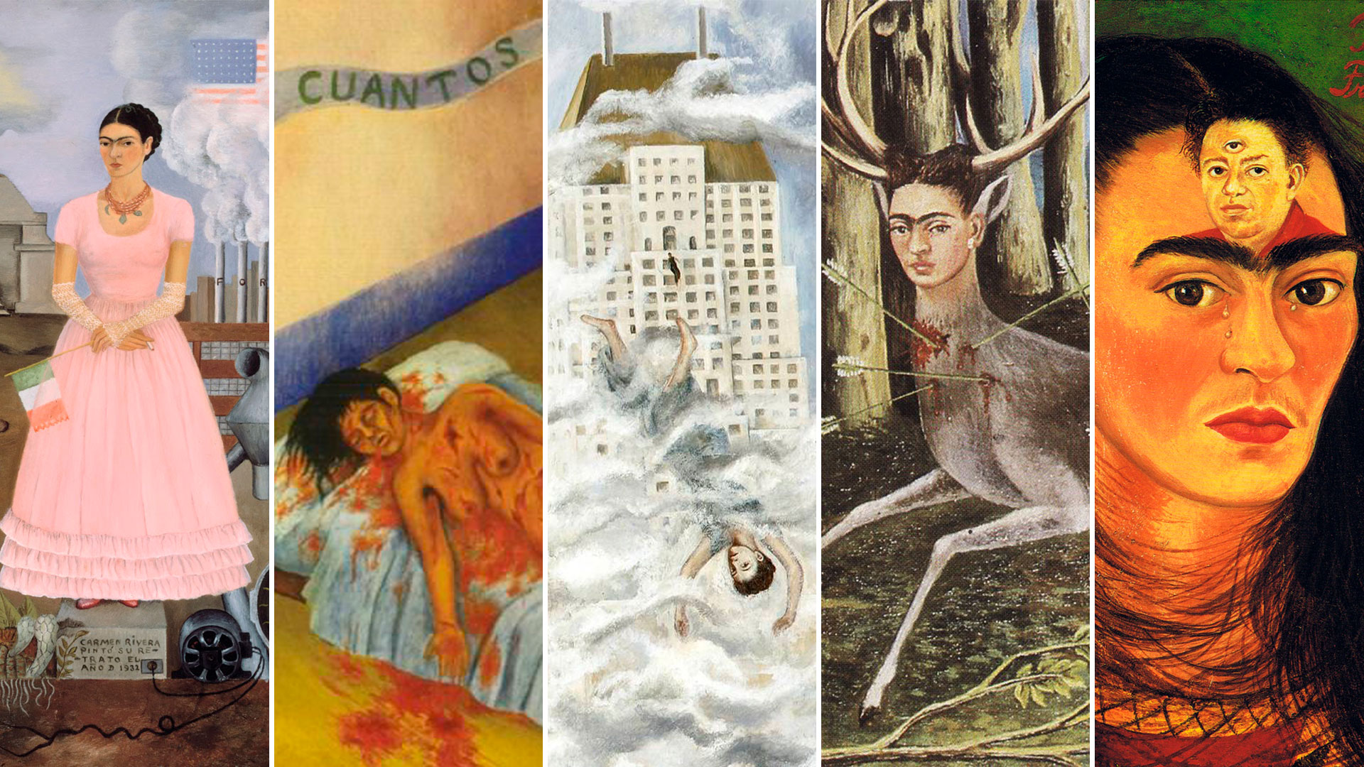 Frida Kahlo: historias, dolores y amores, a través de 5 cuadros   