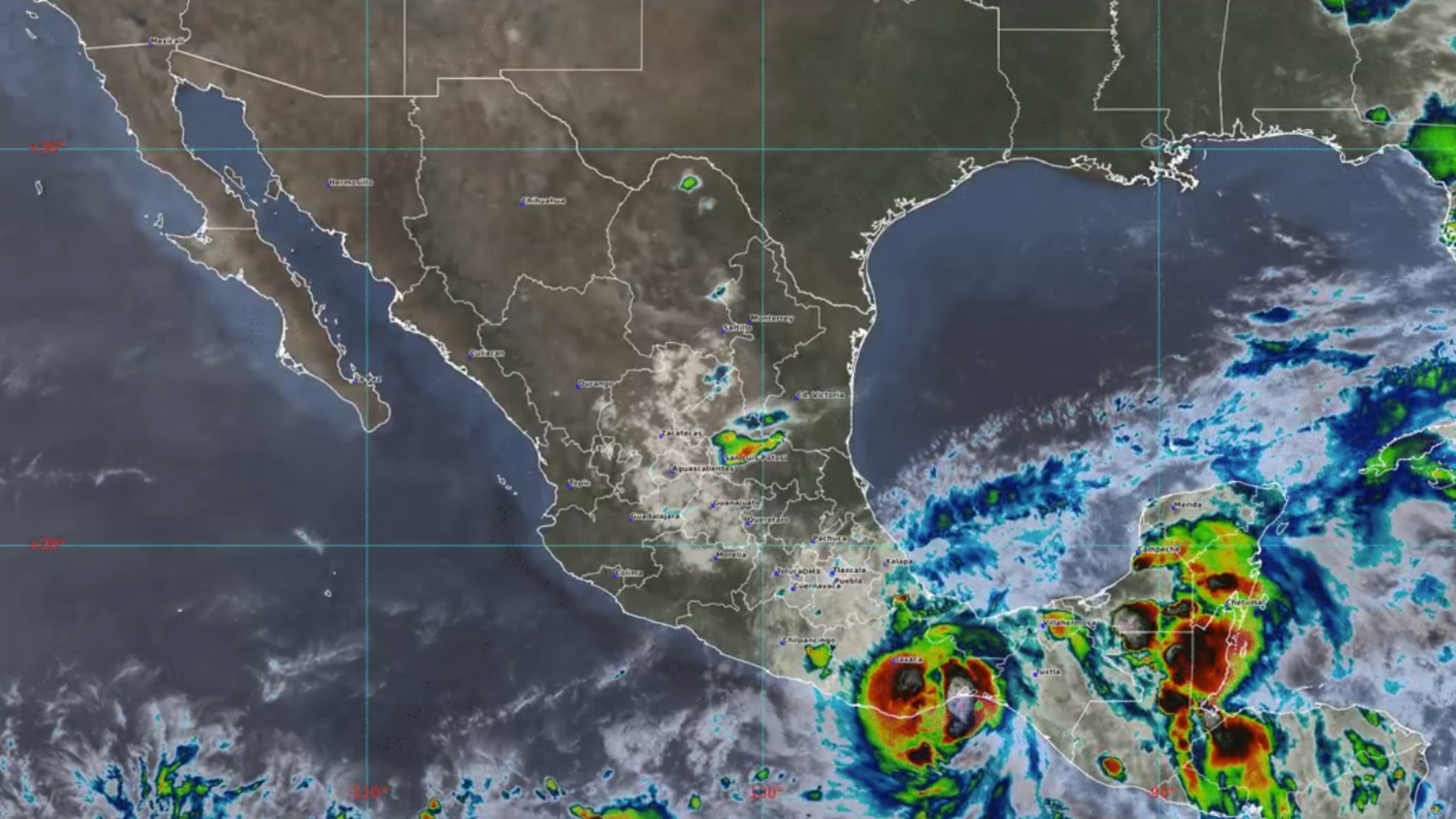 Agatha ya es tormenta tropical, pero causará lluvias intensas en Oaxaca (Foto: Conagua)