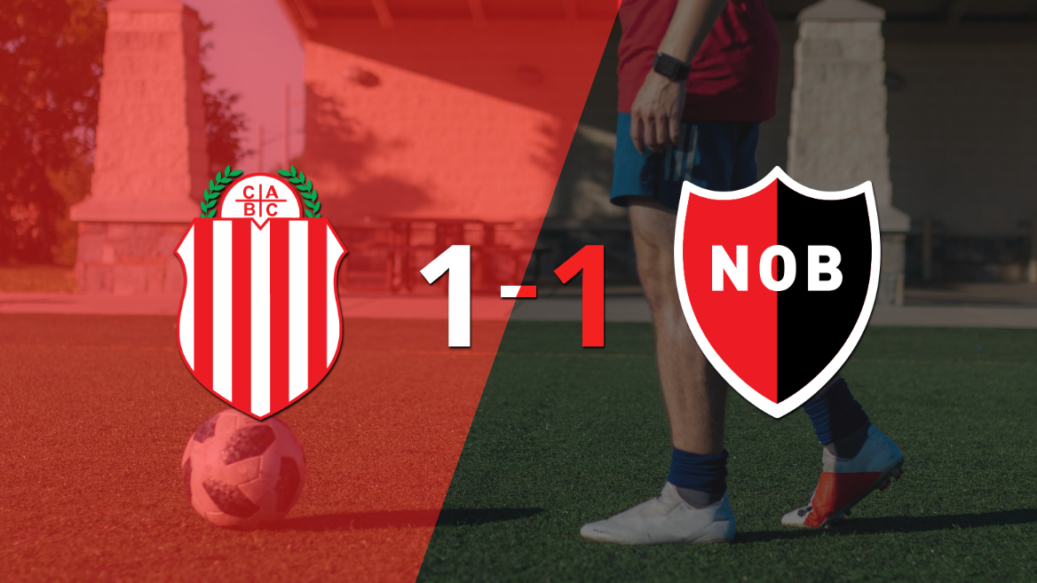 Reparto de puntos en el empate a uno entre Barracas Central y Newell`s