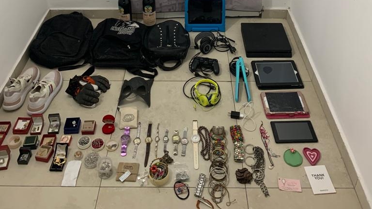 El material que le encontraron a los menores