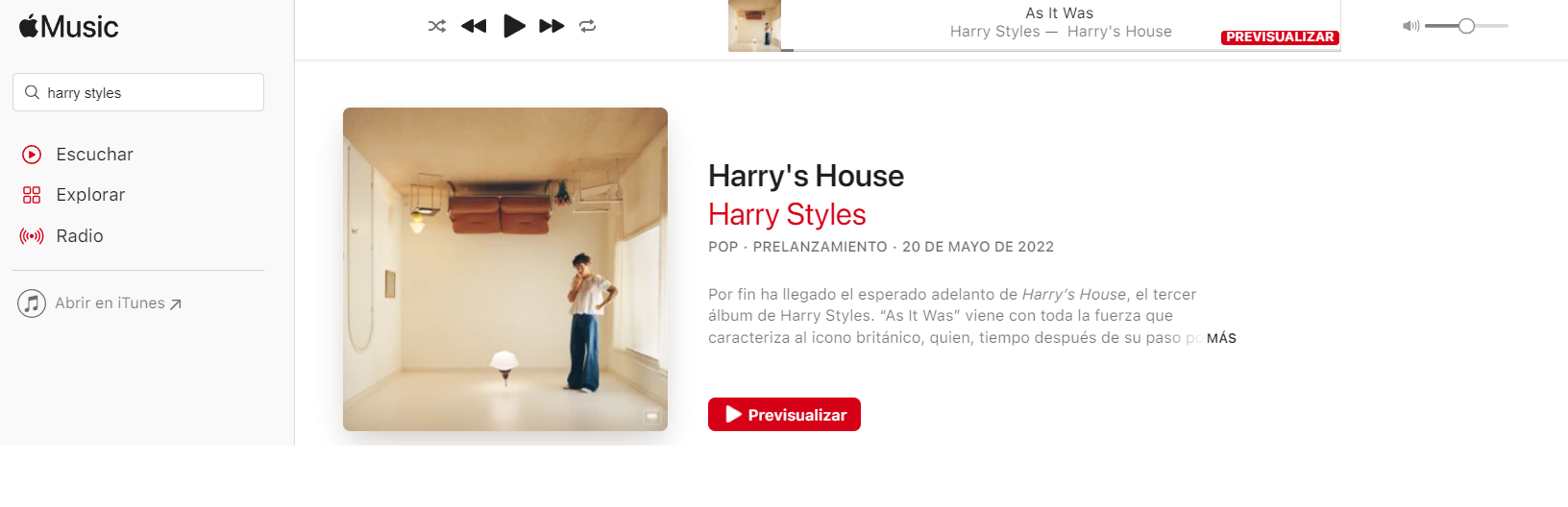 Apple Music Live, el nuevo servicio streaming, se estrena con un show de Harry Styles