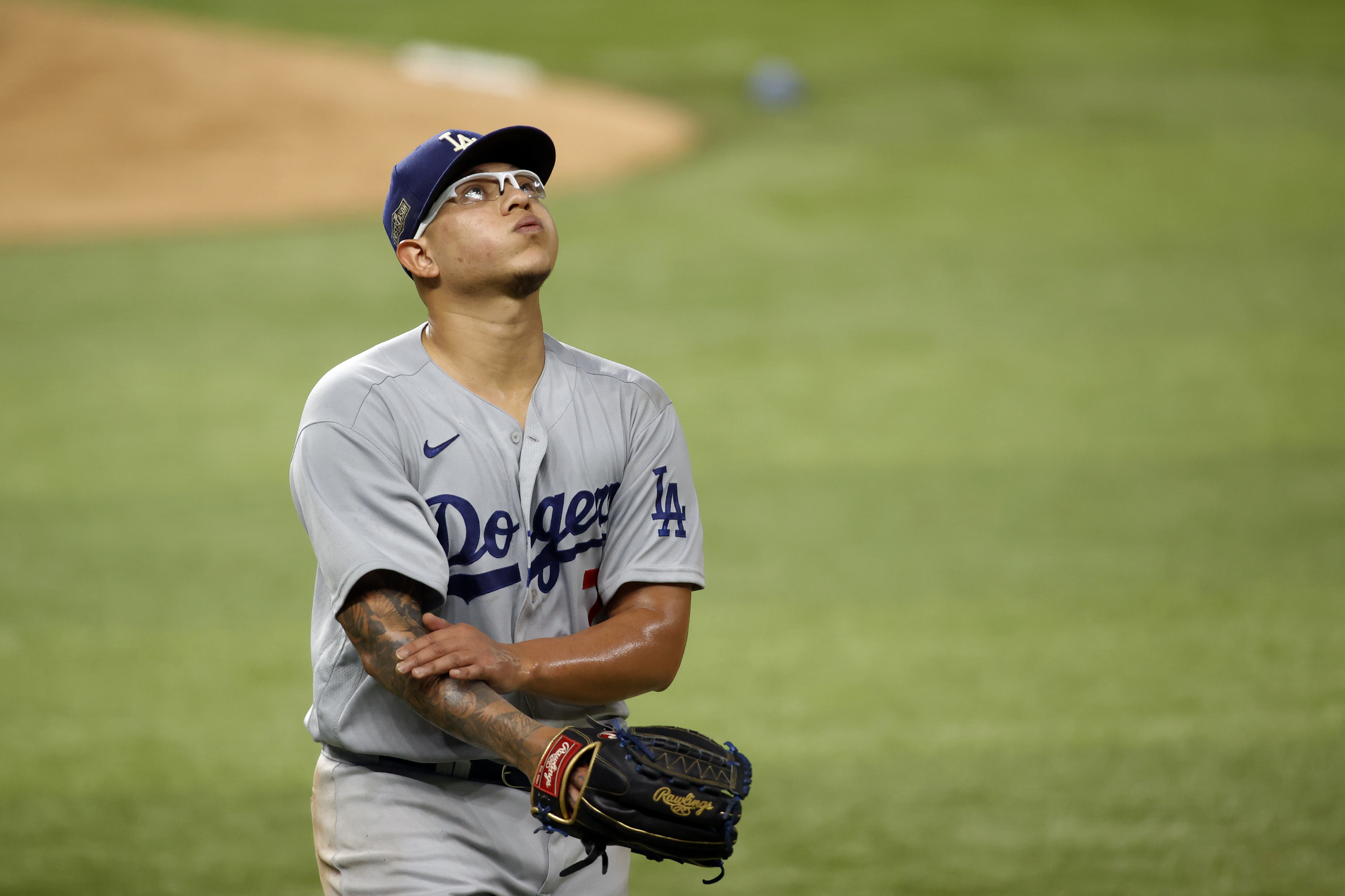 Los Dodgers buscan poner fin a una sequía de 32 años sin ganar un título en la MLB, para ello deberá superar a los Tampa Bay Rays
Fotografía: Tim Heitman/ Reuters 