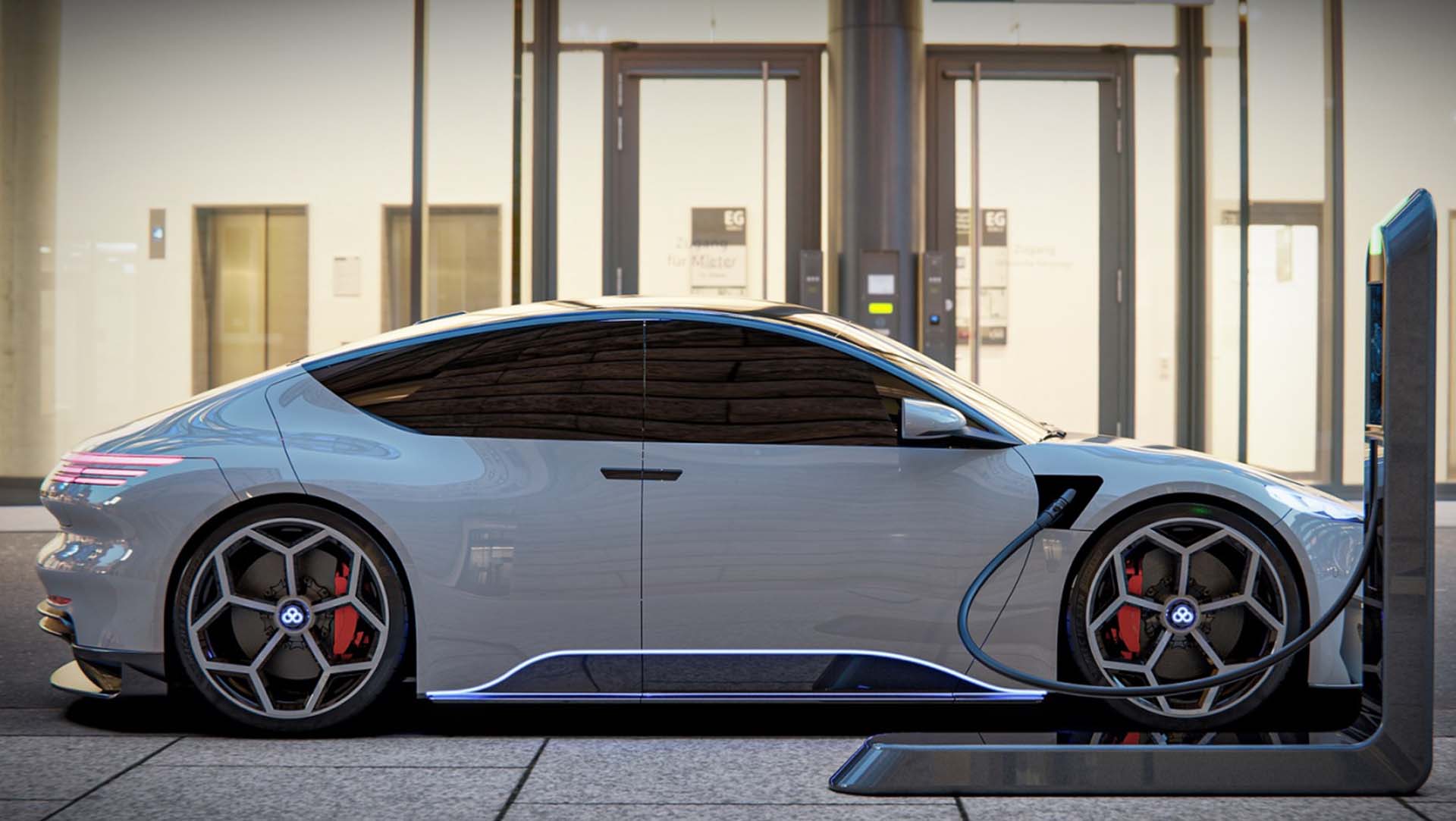 Los cargadores portátiles son parte del servicio que podrá ofrecer la empresa en el futuro, especialmente para eventos multitudinarios con muchos vehículos detenidos por varias horas