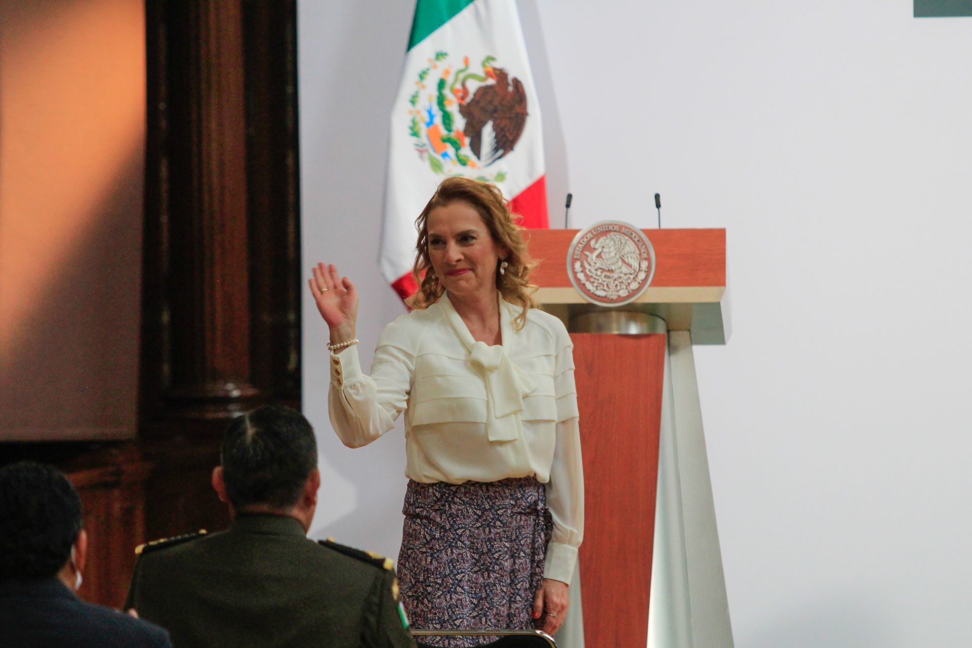 Beatriz Gutiérrez respondió a las acusaciones sobre el Tren Maya (Foto: CUARTOSCURO)