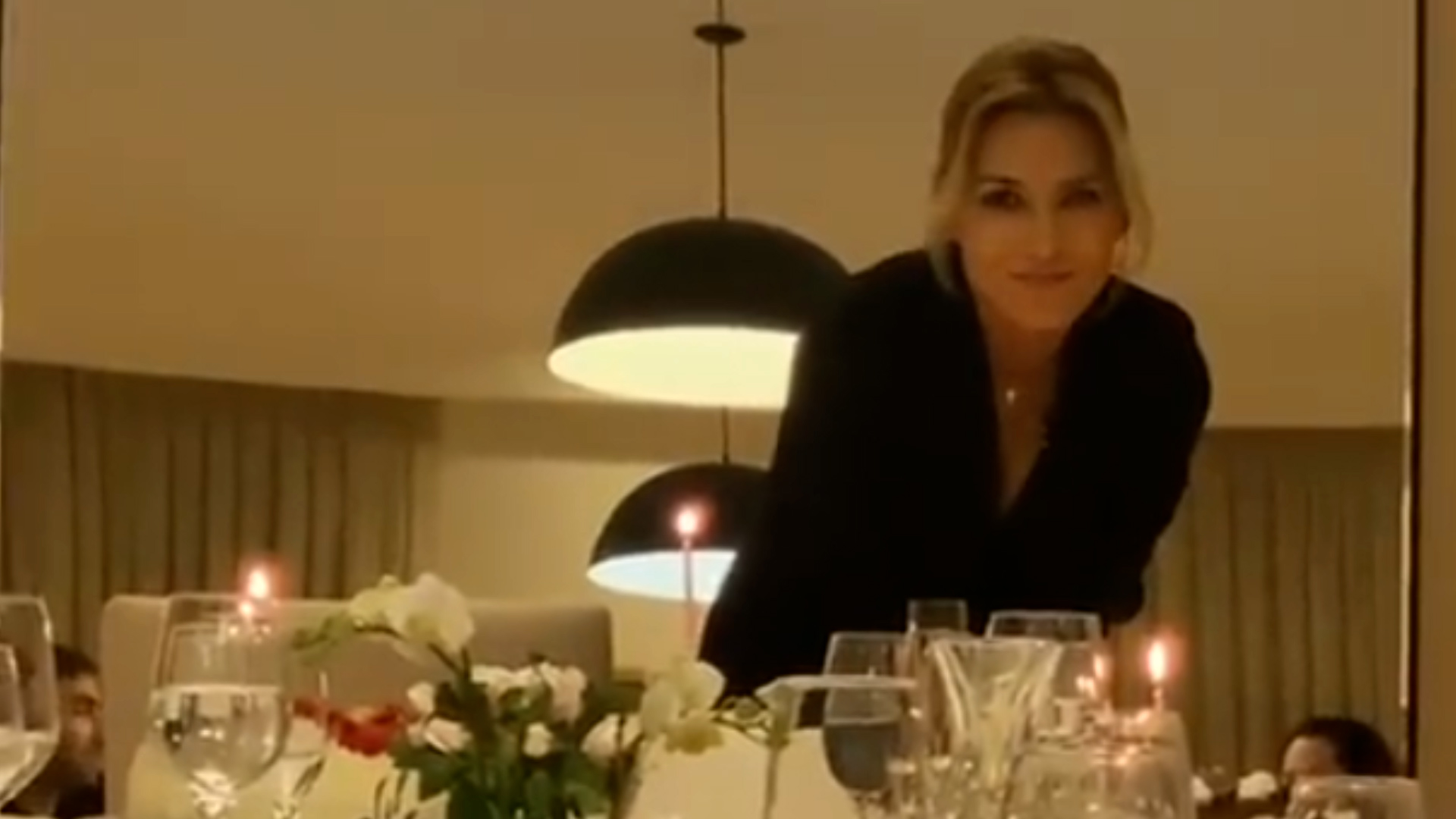Fabiola Yañez en la celebración de su cumpleaños en plena cuarentena
