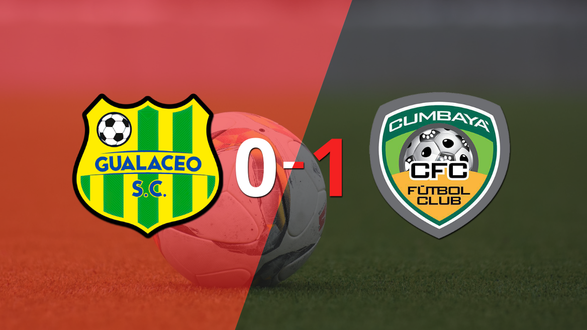 Por la mínima diferencia, Cumbayá FC se quedó con la victoria ante Gualaceo en el estadio Jorge Andrade Cantos