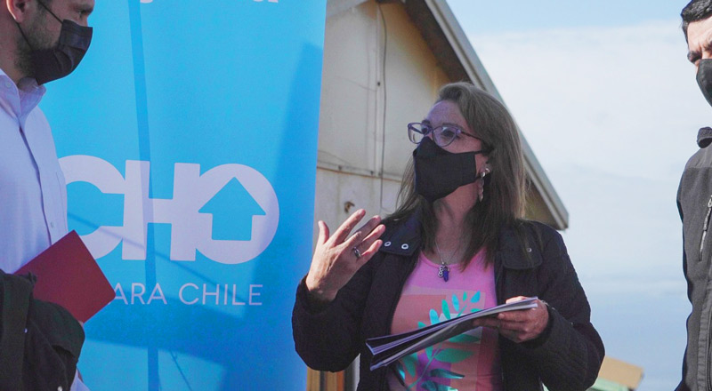 Celsa Durán, de la asociación vecinal Casa Abierta de Valparaíso: “Mi expectativa es que haya soluciones en relación al déficit habitacional”. (Imagen: gentileza TECHO Chile)
