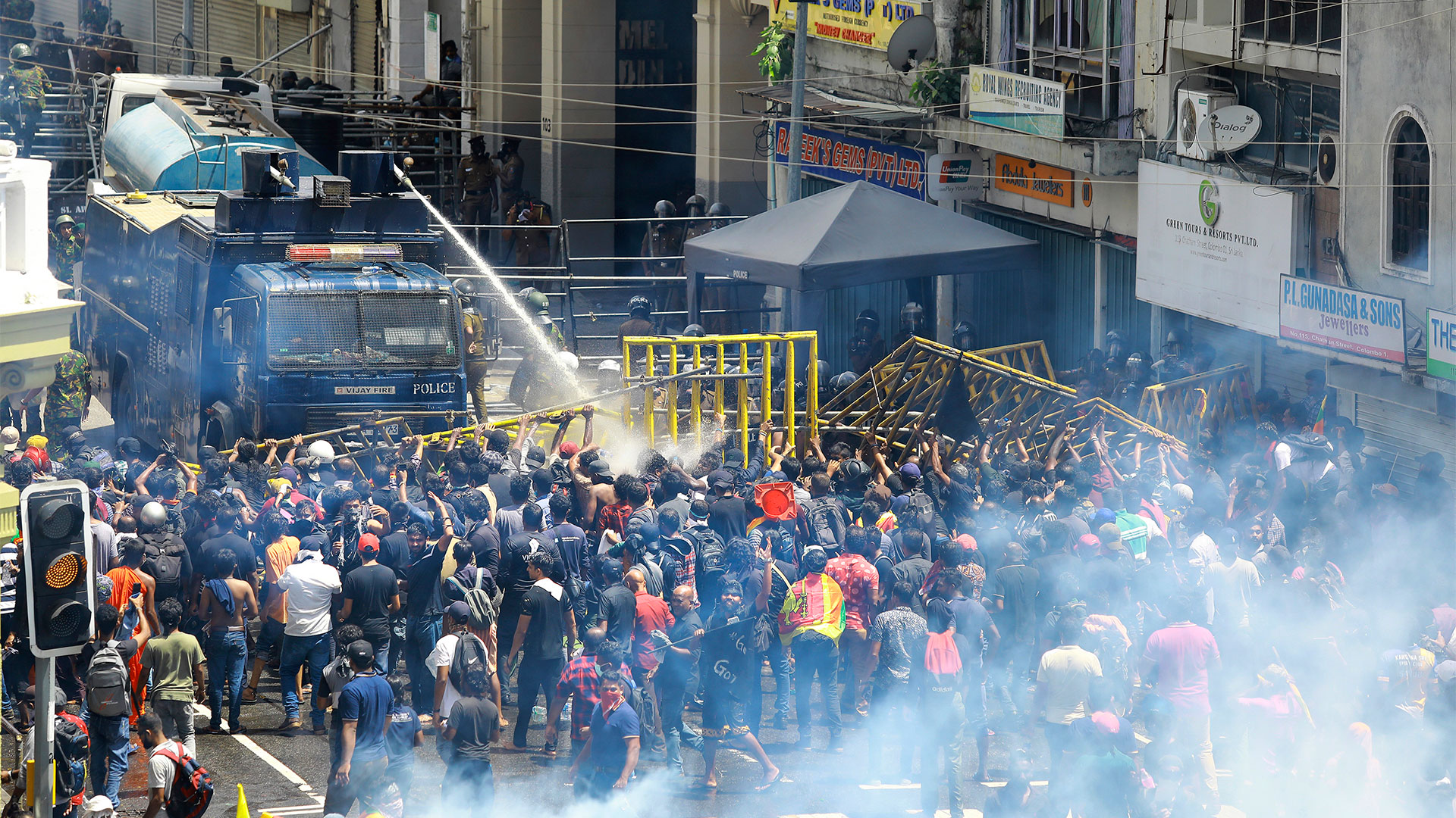 Disturbios en Sri Lanka (AP Photo/Amitha Thennakoon)