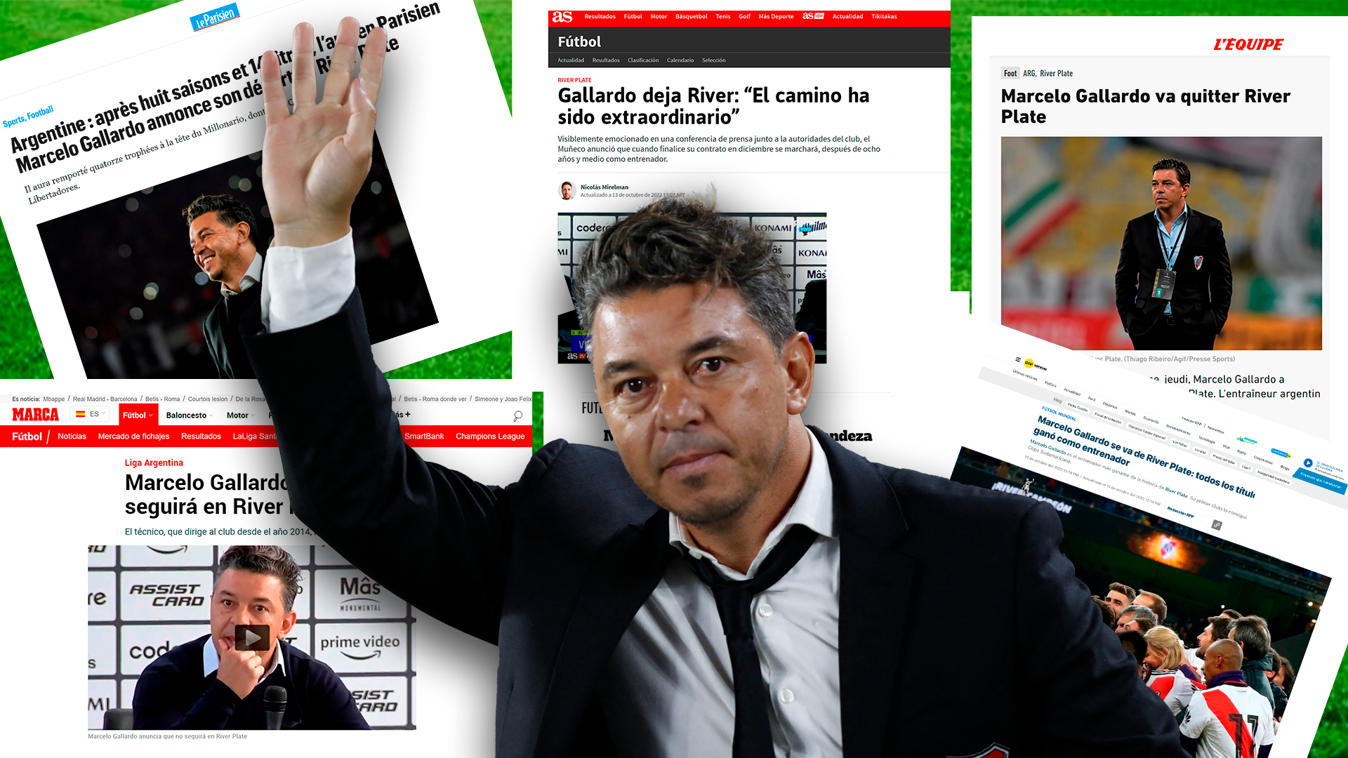Las repercusiones de la salida de Marcelo Gallardo de River Plate en los principales medios deportivos del mundo