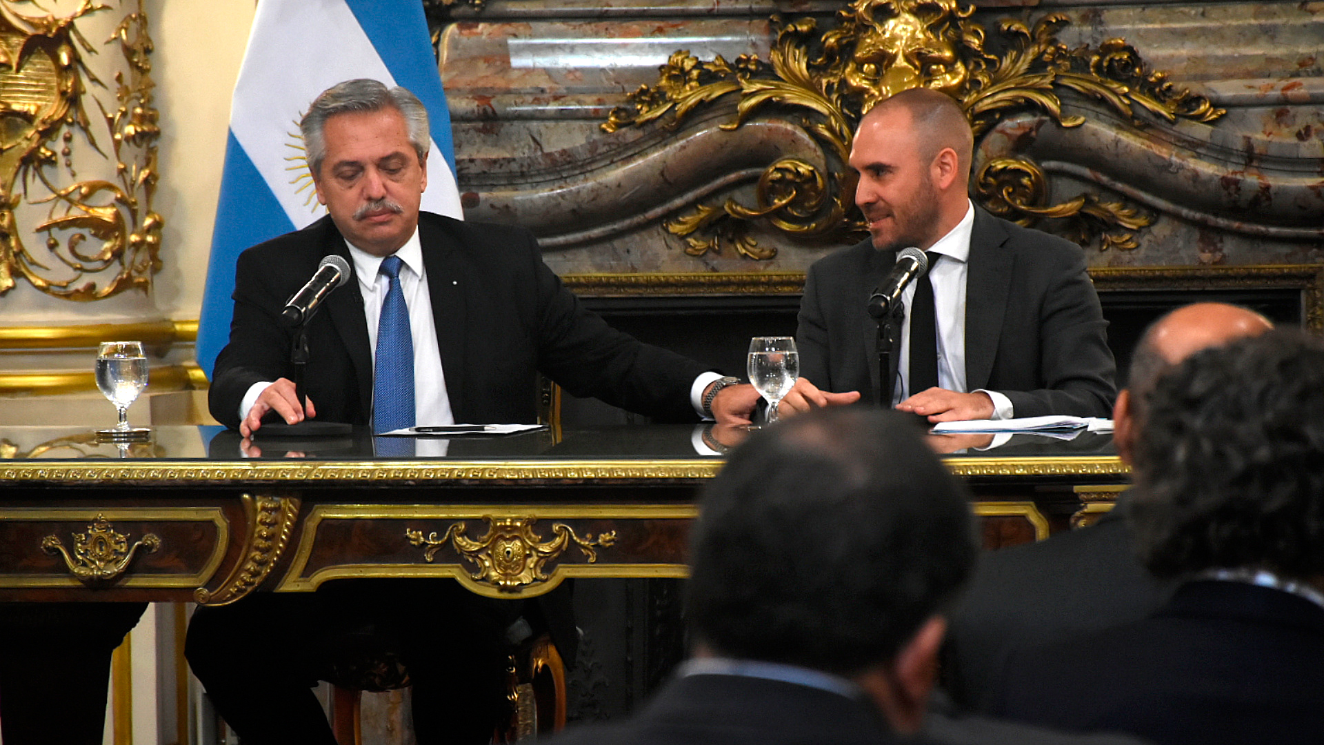 Alberto Fernández mantiene firme en su cargo al ministro de Economía, Martin Guzmán (Nicolás Stulberg)