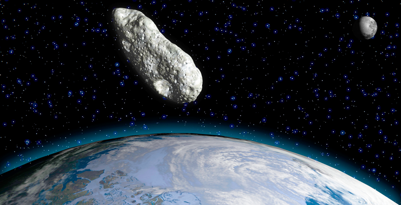 Illustration of the asteroid Apophis.  (photo: National Geographic)