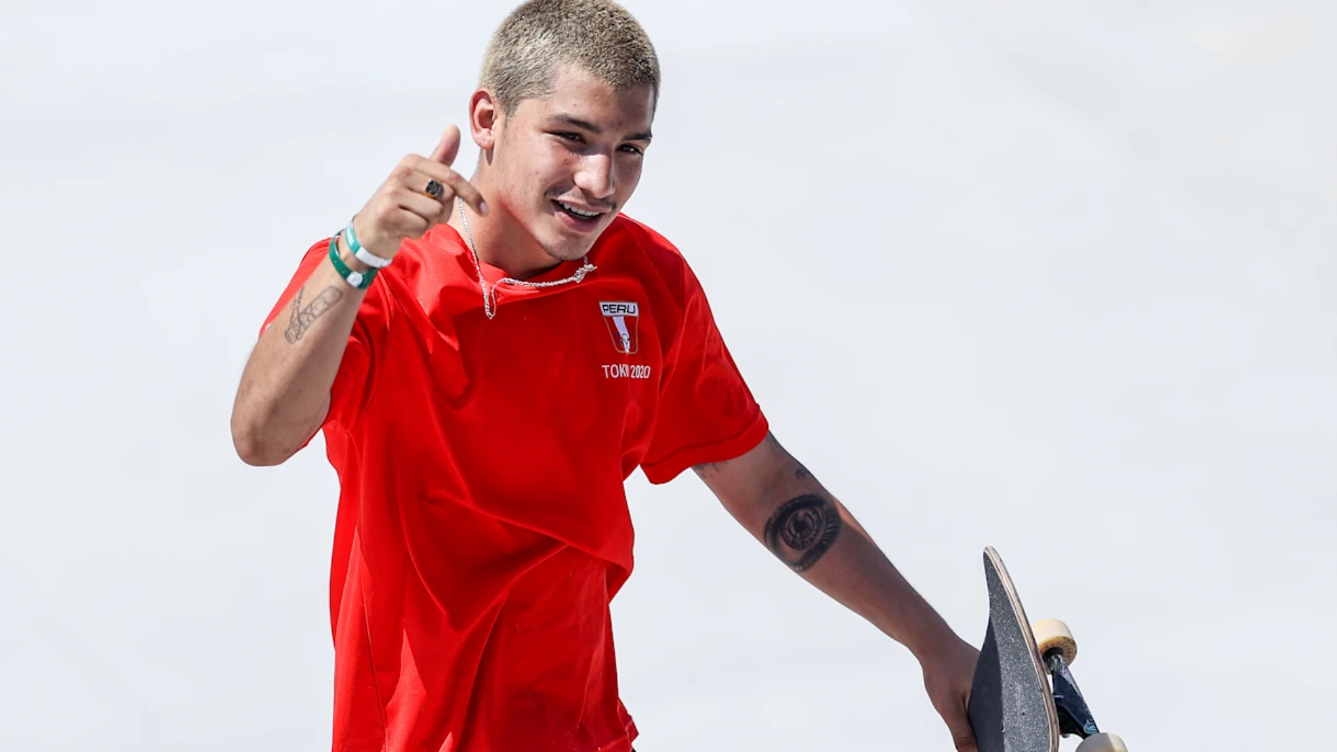 Angelo Caro se encuentra participando en el Mundial de Skatebording en Emiratos Árabes. (olympics)