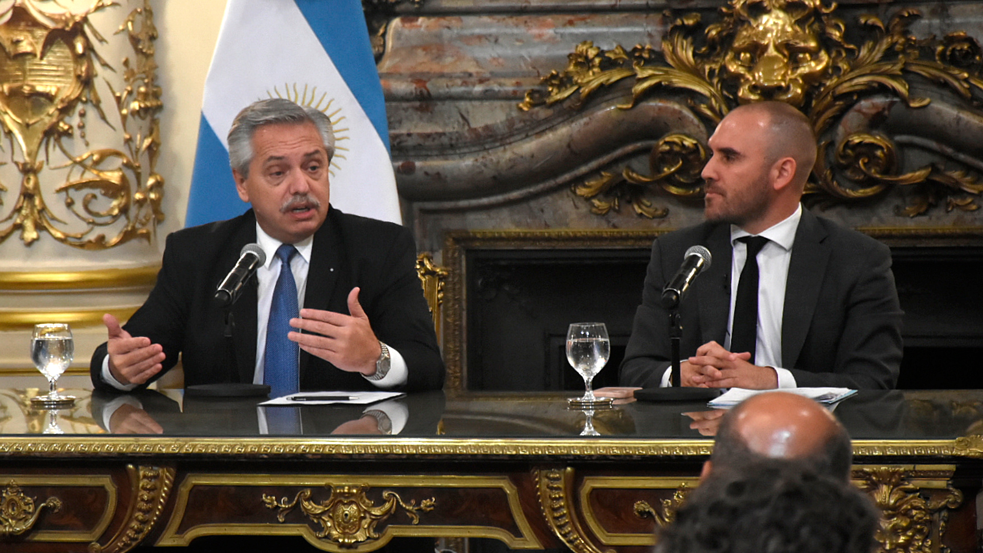 Alberto Fernández mantiene su respaldo al ministro Martín Guzmán (Nicolás Stulberg)