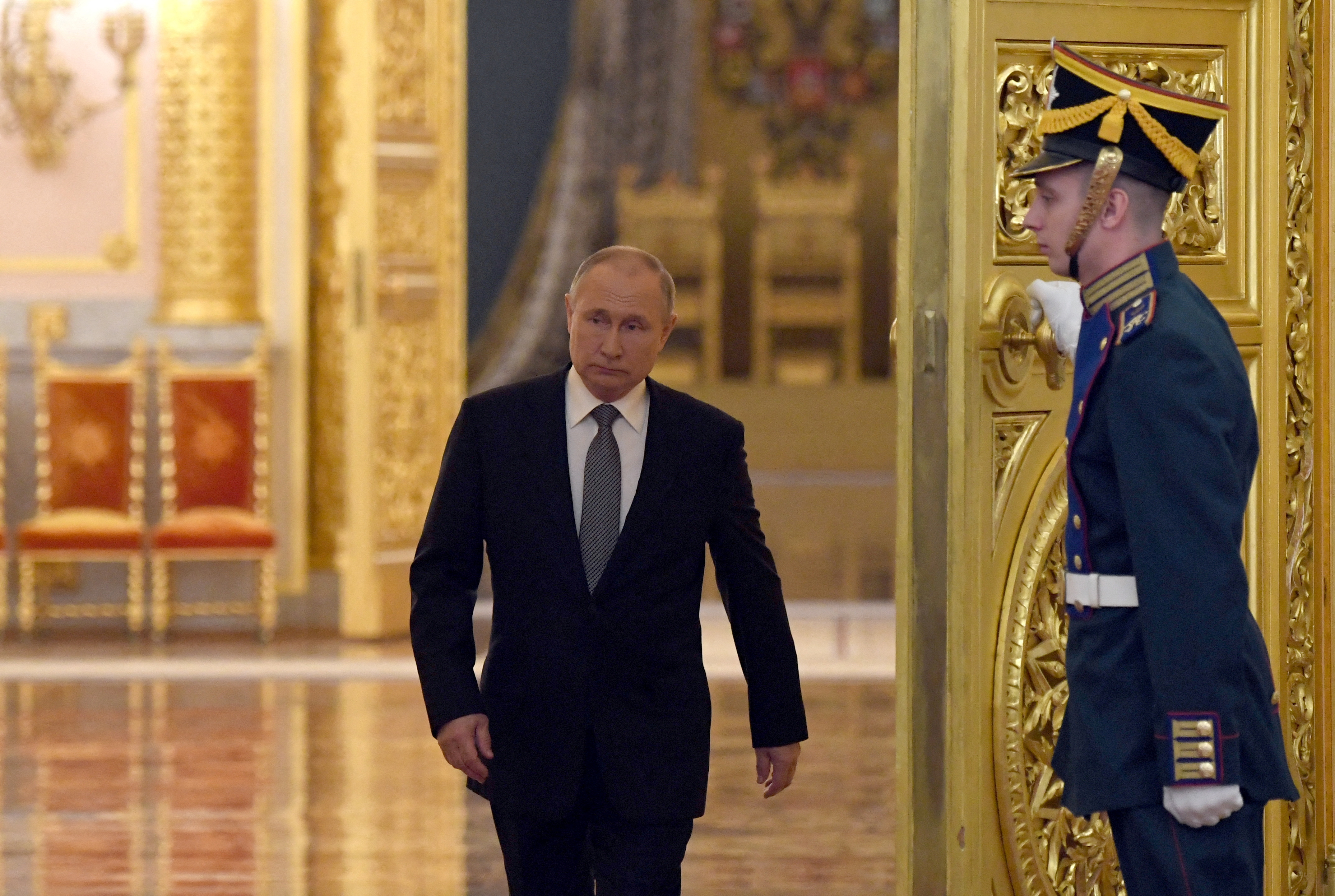Le président russe Vladimir Poutine.  Spoutnik/Kirill Kallinikov/Kremlin via REUTERS 