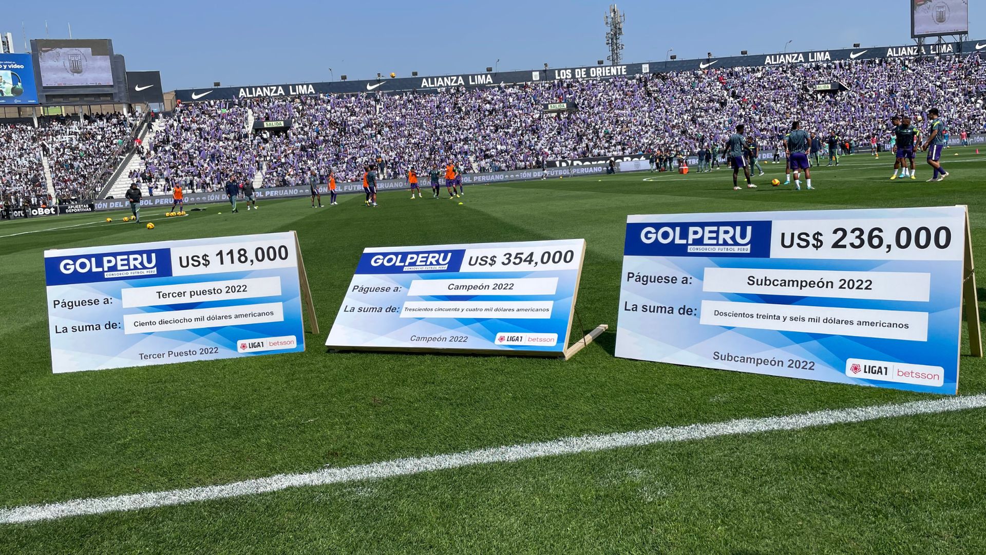 Liga 1 presentó los premios para esta temporada previo al partido de Alianza Lima vs ADT.