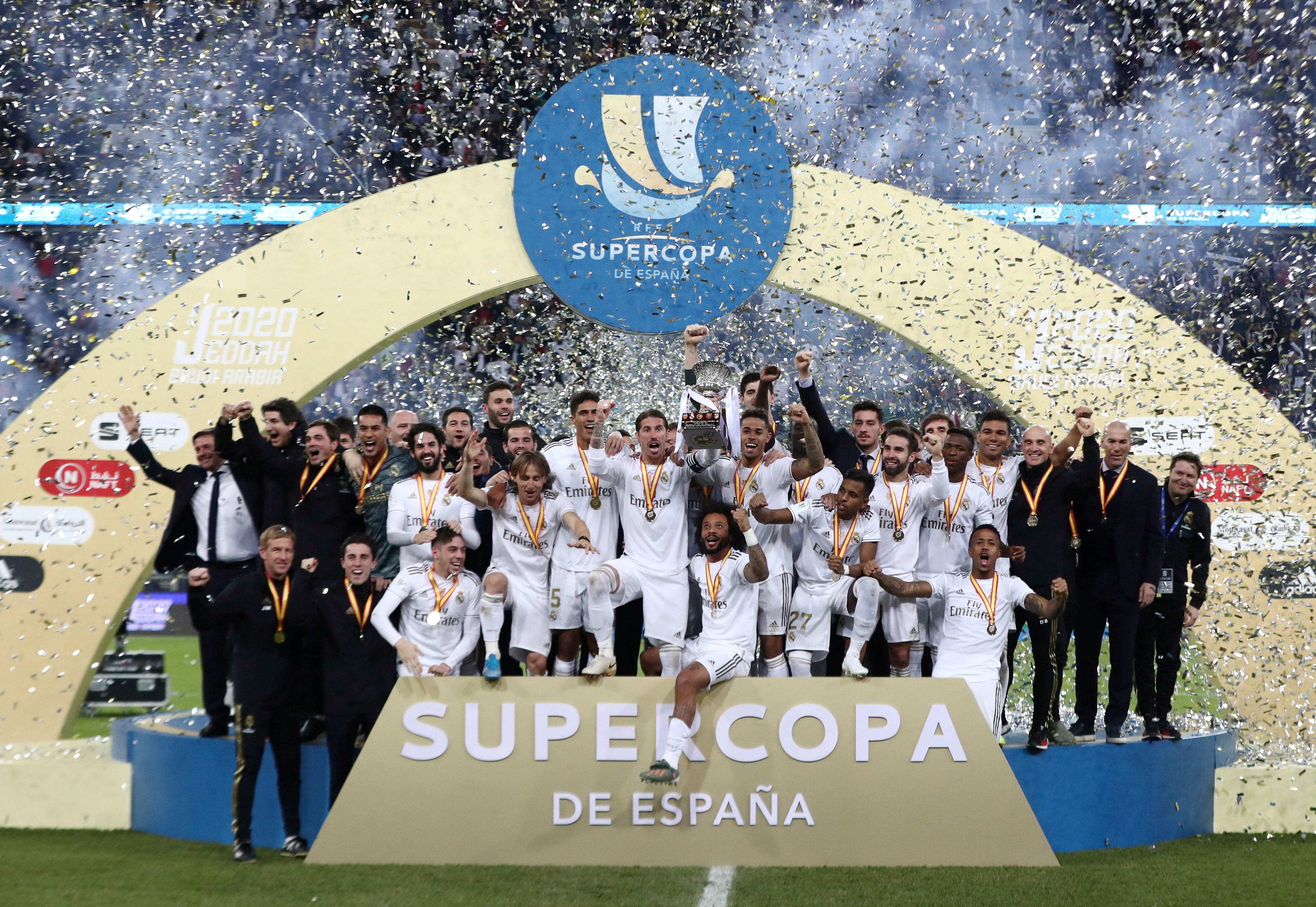 Real Madrid apunta a llegar sin contratiempos a la disputa de la Supercopa de España en Arabia Saudita (Foto: REUTERS)