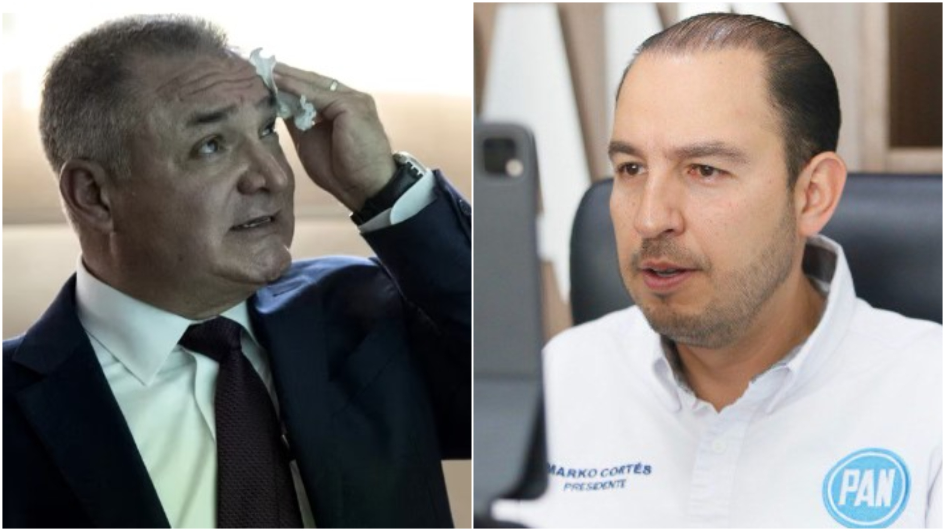“Con gusto, presidente”: Marko Cortés explicó a AMLO el contrato del PAN con empresa de García Luna