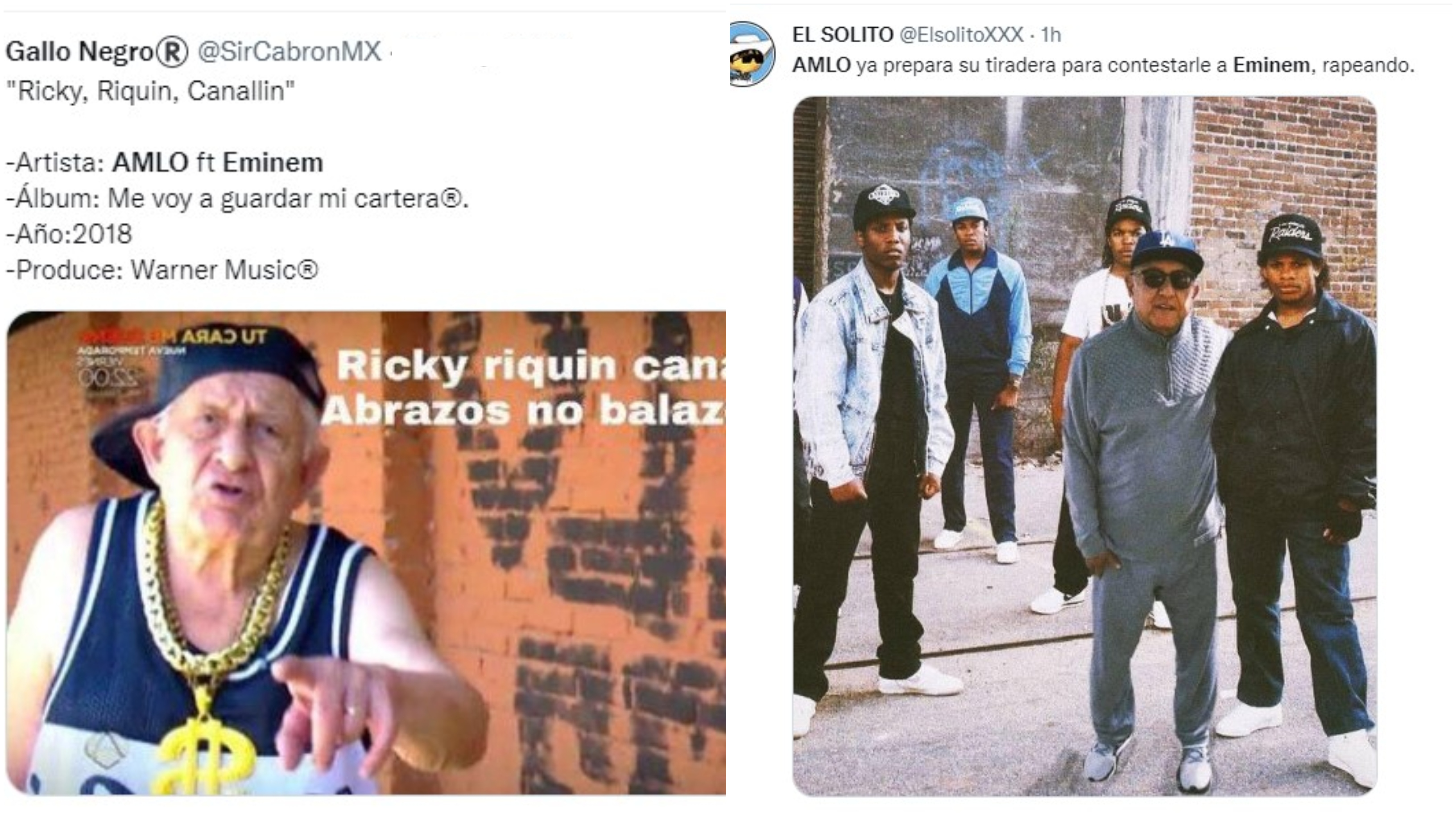 Eminem y AMLO: los mejores memes que dejó la supuesta canción que el rapero le compuso al presidente de México