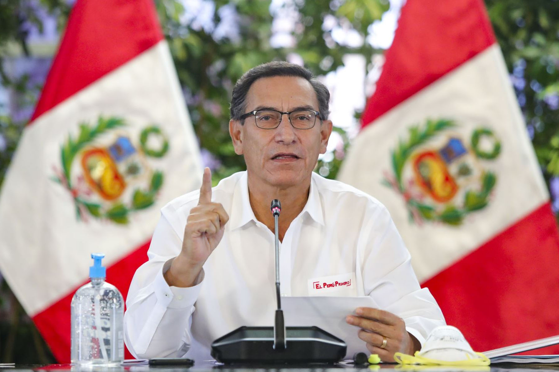 Martín Vizcarra fue vacado por el Congreso en noviembre del 2019. Foto: Andina.