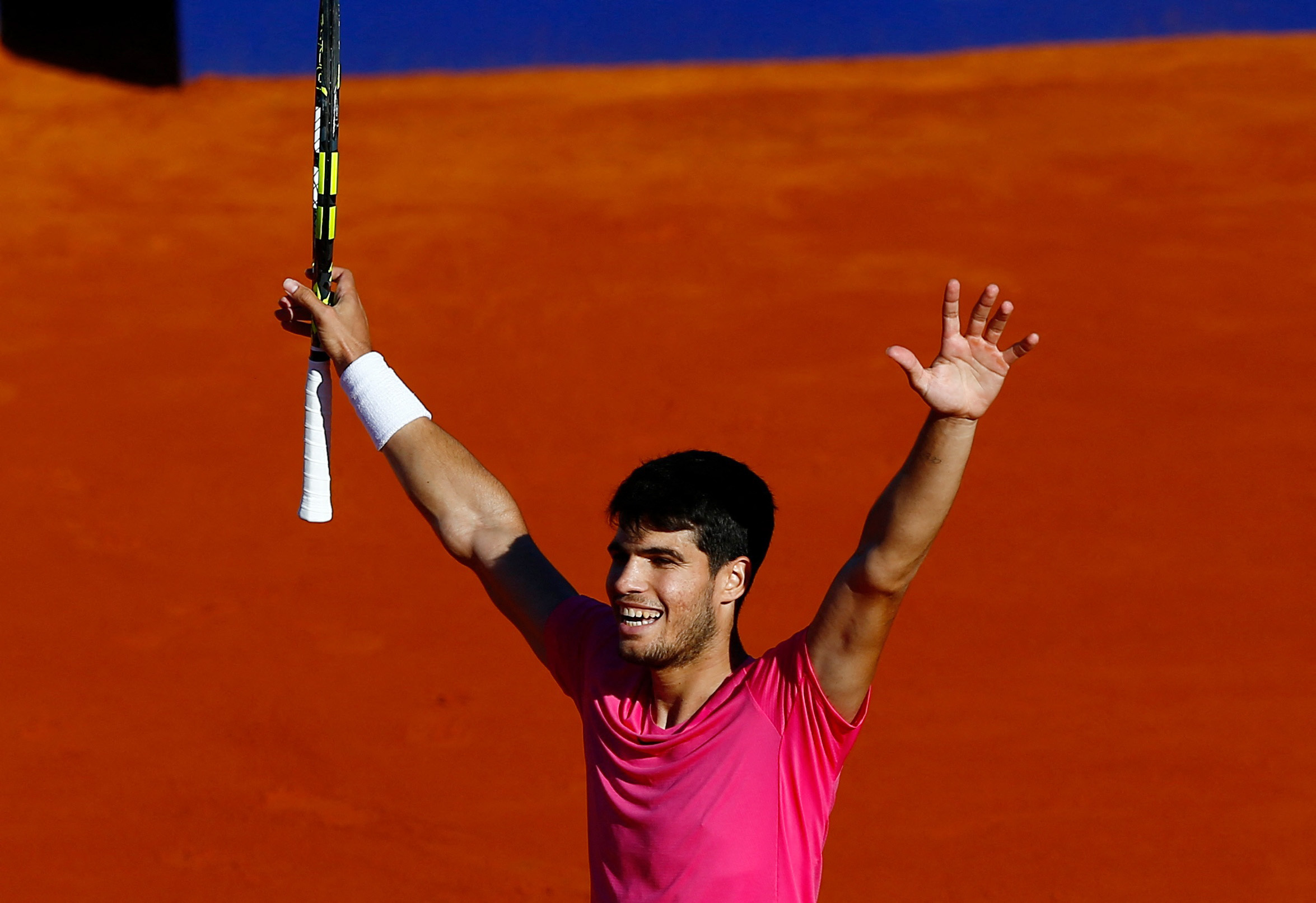 lcaraz celebra su triunfo ante Cameron Norrie (REUTERS/Matias Baglietto)